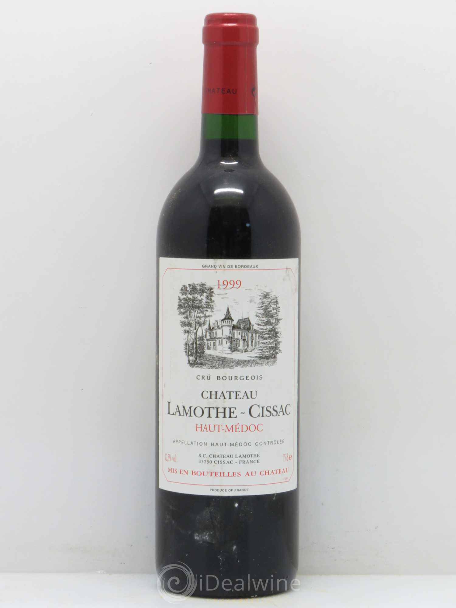 Château Lamothe Cissac Cru Bourgeois (sans prix de réserve) 1999 - Lot de 1 bouteille - 0