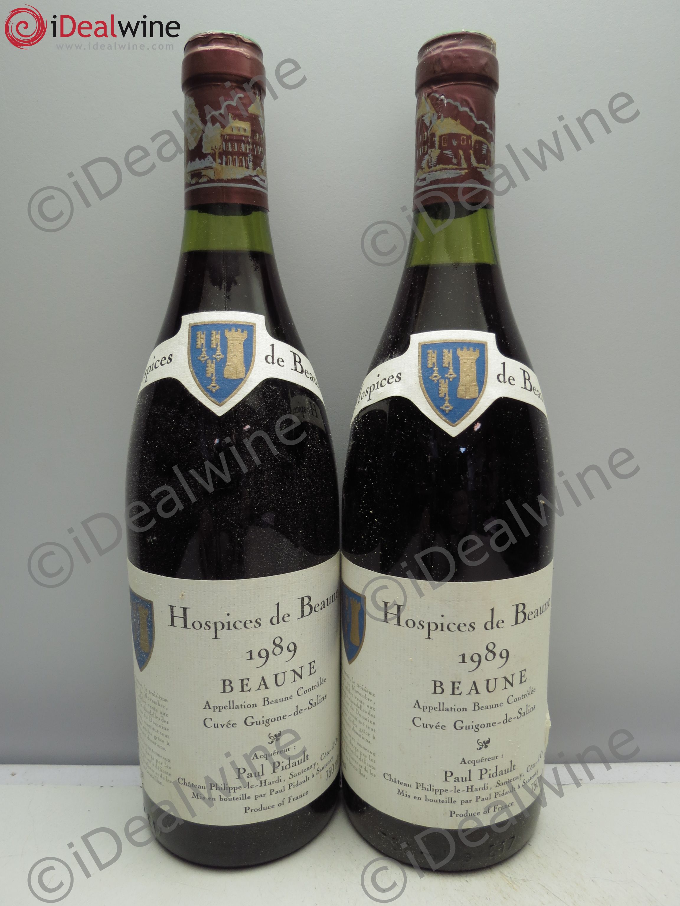 Beaune 1er Cru Cuvée Guigonne de Salin - Hospices de Beaune 1989 - Posten von 2 Flaschen - 0