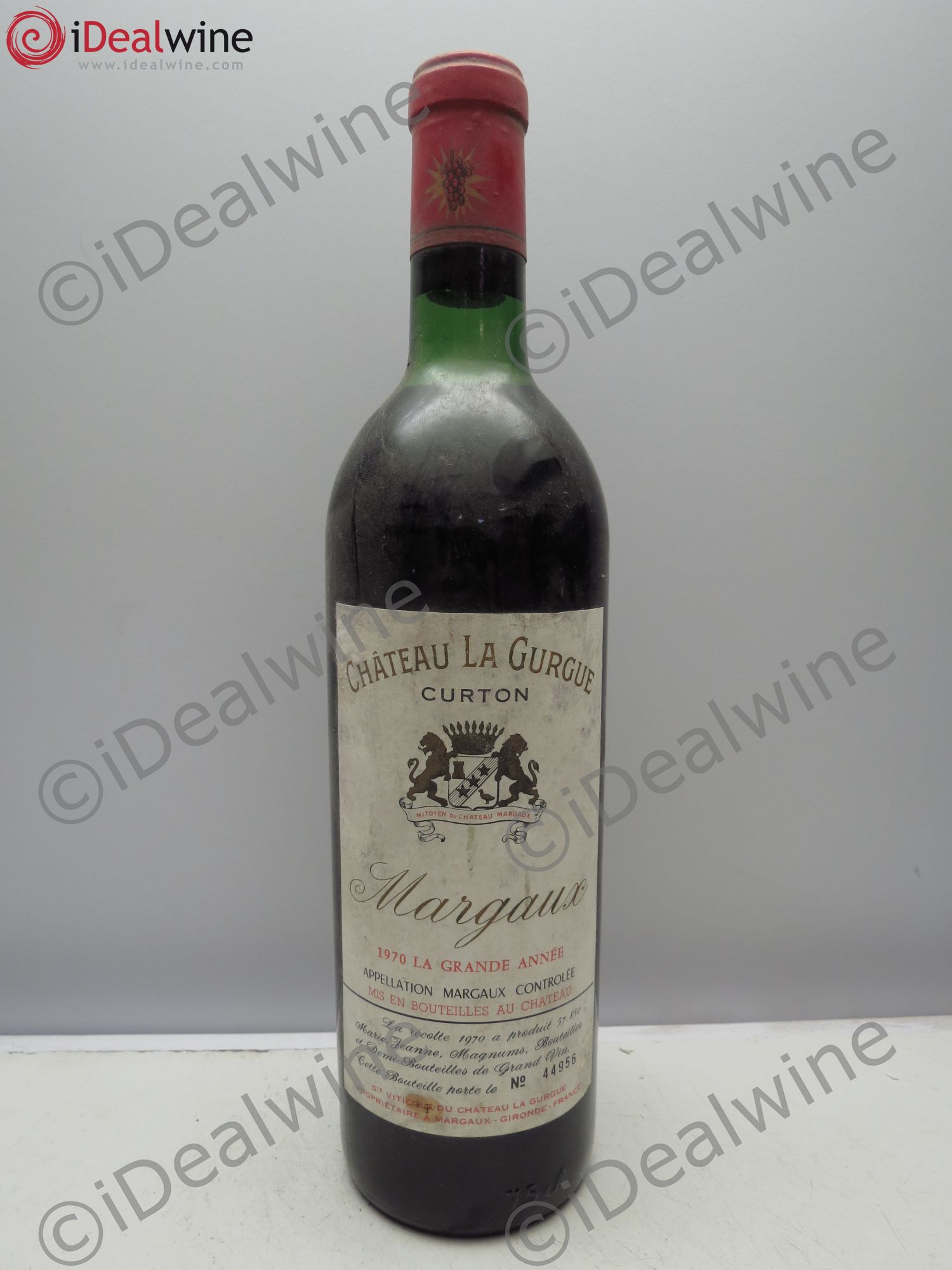Château la Gurgue Cru Bourgeois Curton 1970 - Lot de 1 bouteille - 0