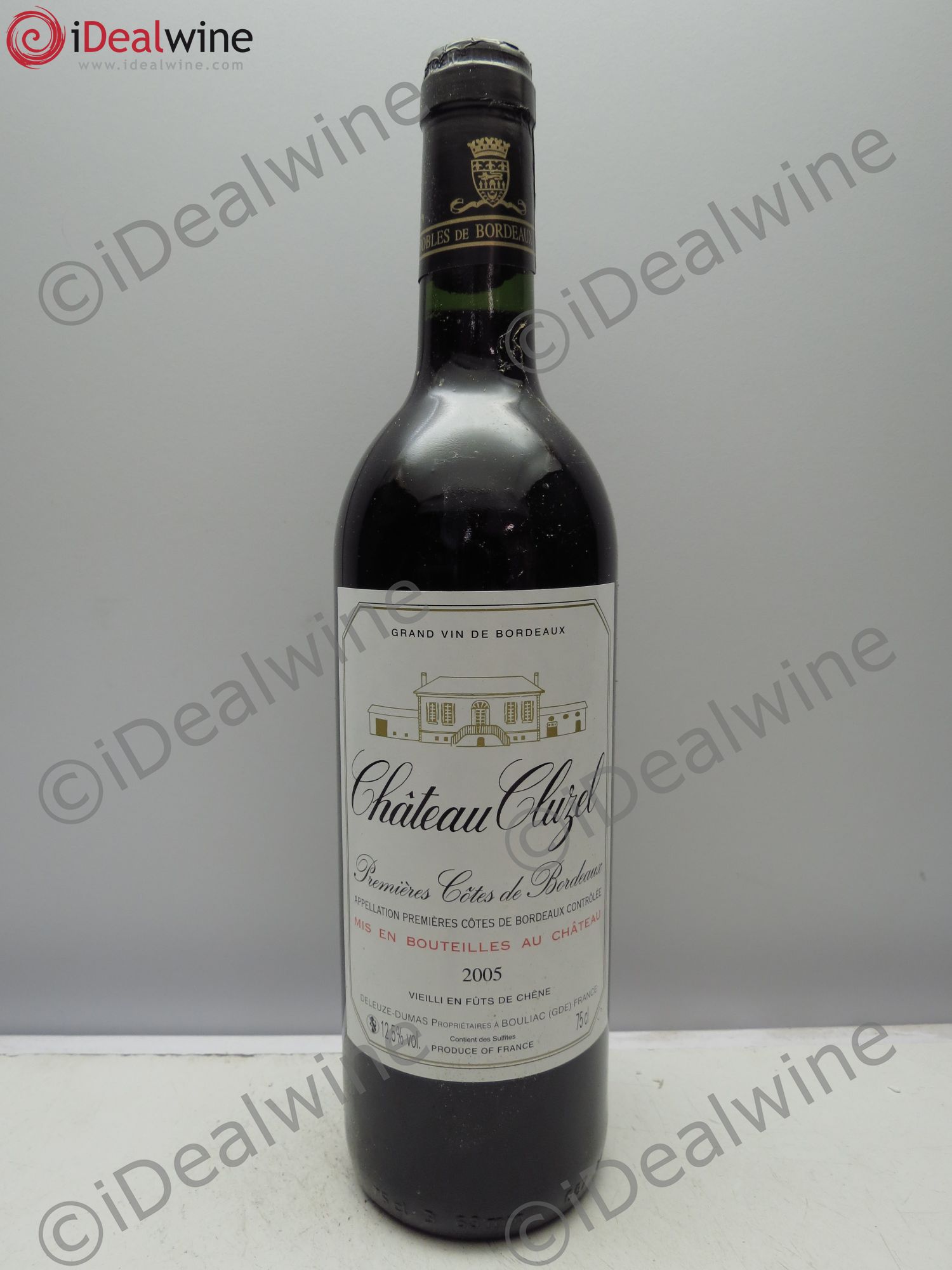 Bordeaux Château de Cluzel premières Côtes de Bordeaux 2005 - Posten von 6 Flaschen - 0