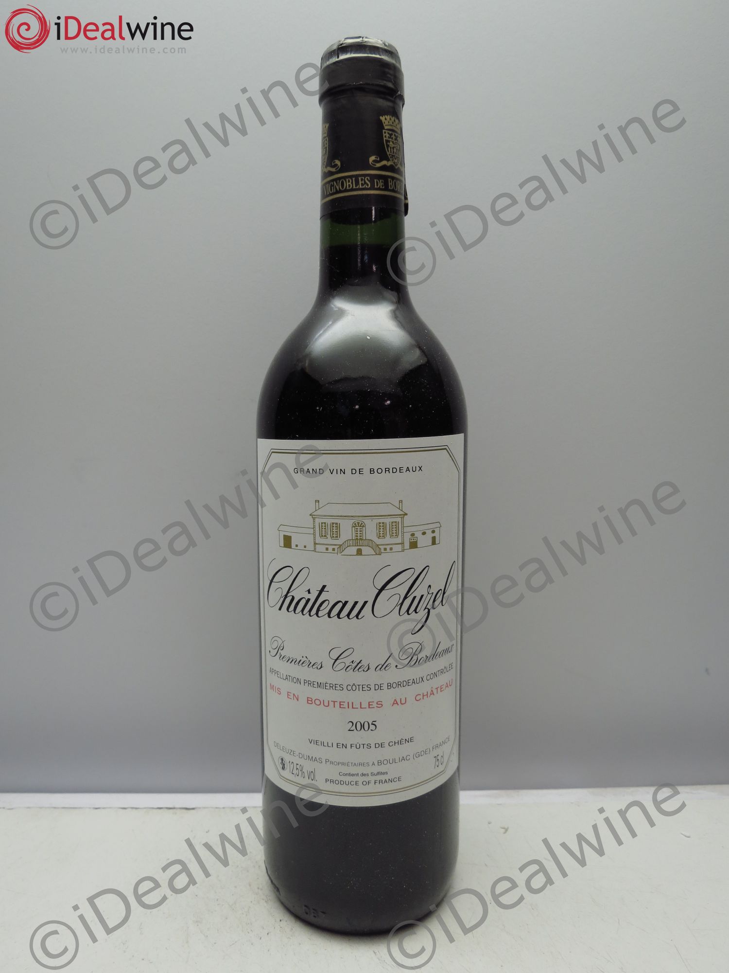 Bordeaux Château de Cluzel premières Côtes de Bordeaux 2005 - Posten von 6 Flaschen - 0
