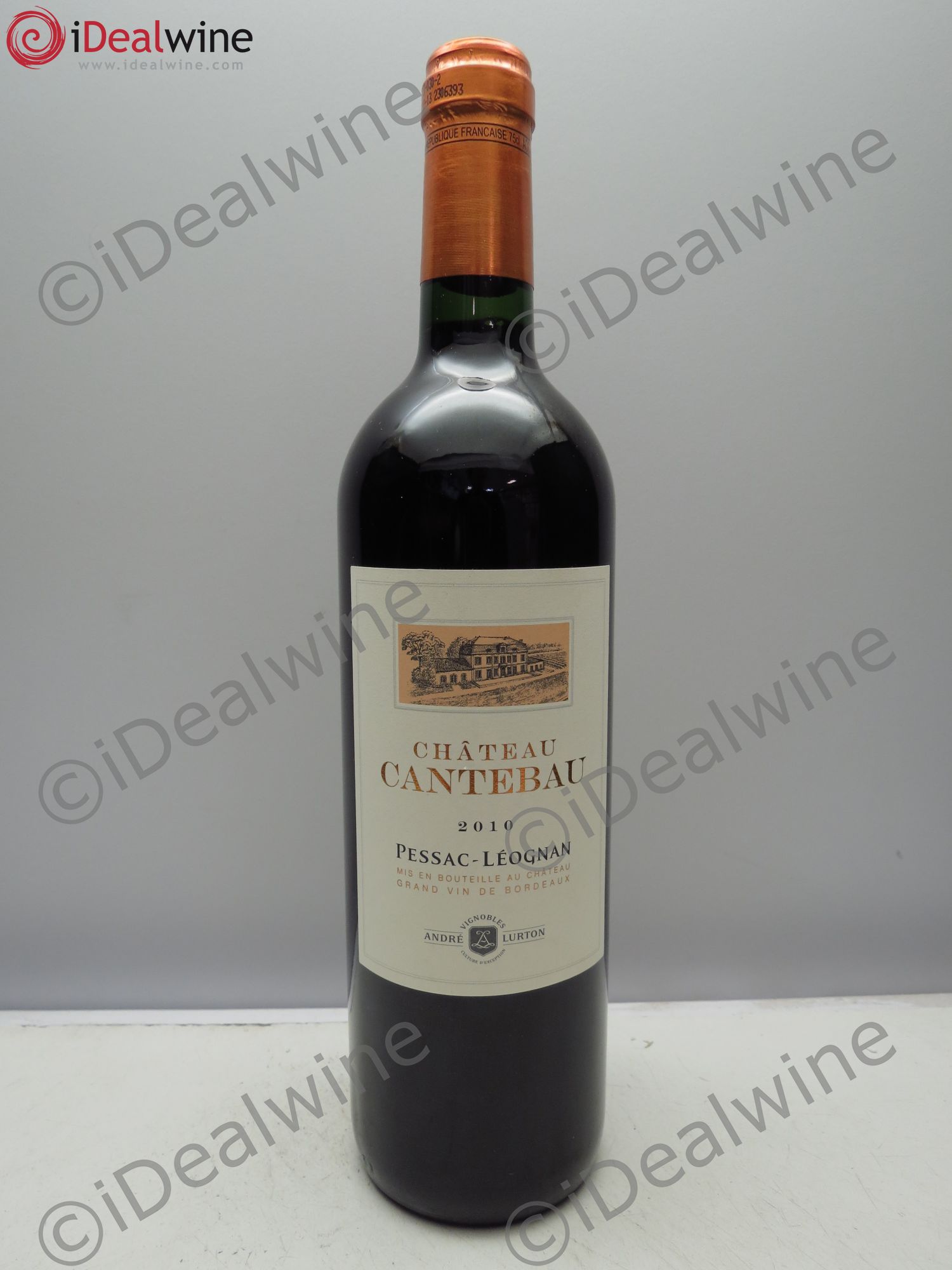 Bordeaux Pessac Léognan Chateau Lurton Cantebau 2010 - Posten von 12 Flaschen - 0