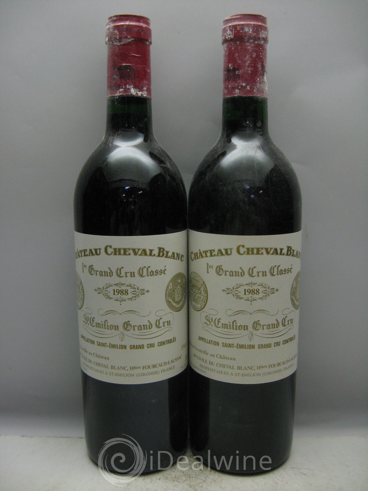 Château Cheval Blanc 1er Grand Cru Classé A 1988 - Lot de 12 bouteilles - 0