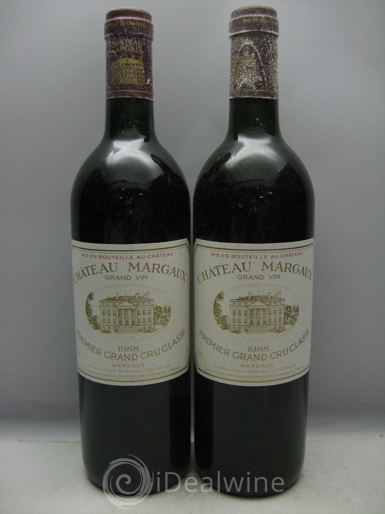 Château Margaux 1er Grand Cru Classé 1988 - Lot de 12 bouteilles - 0