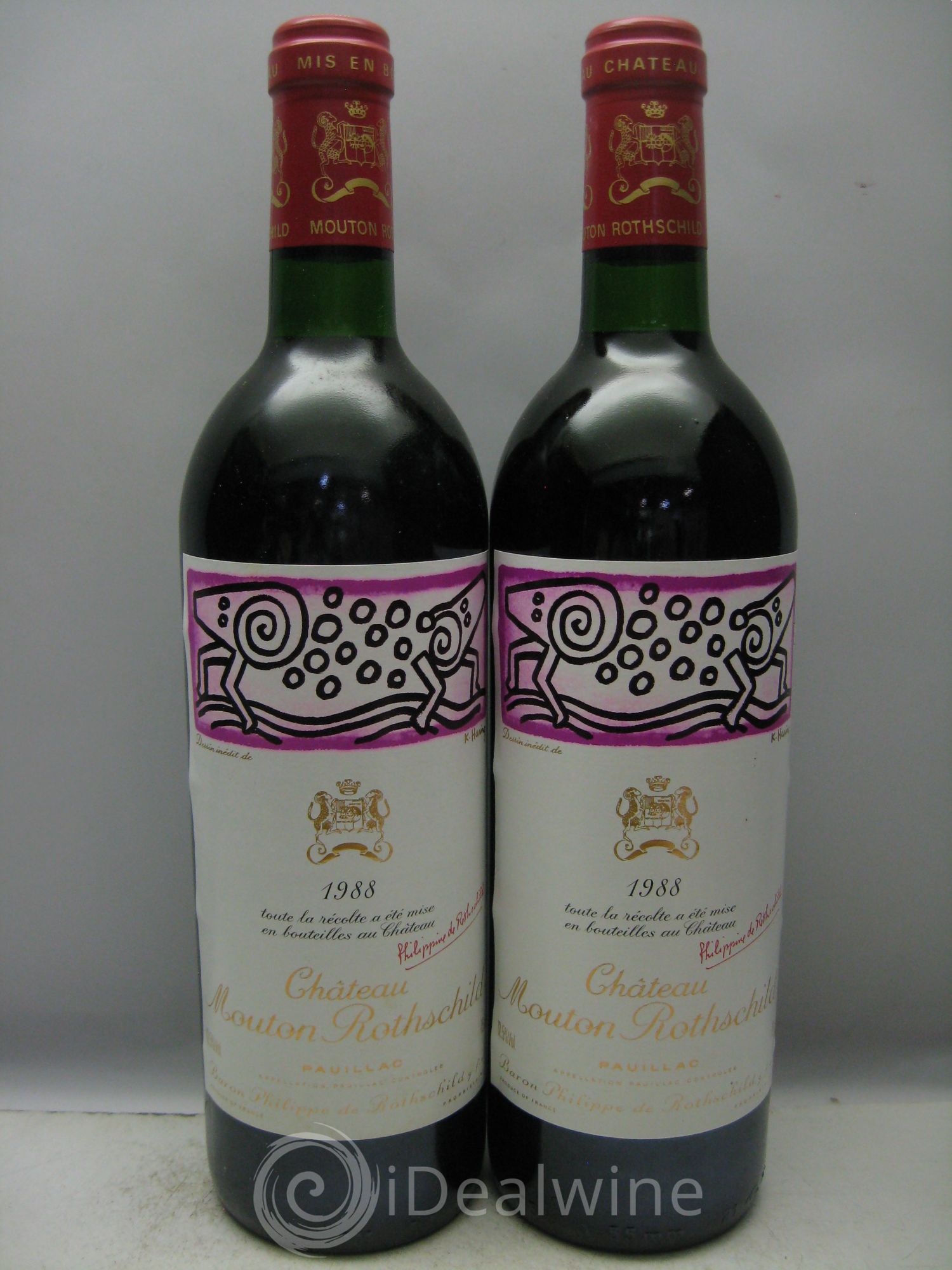 Château Mouton Rothschild 1er Grand Cru Classé 1988 - Lot de 12 bouteilles - 4