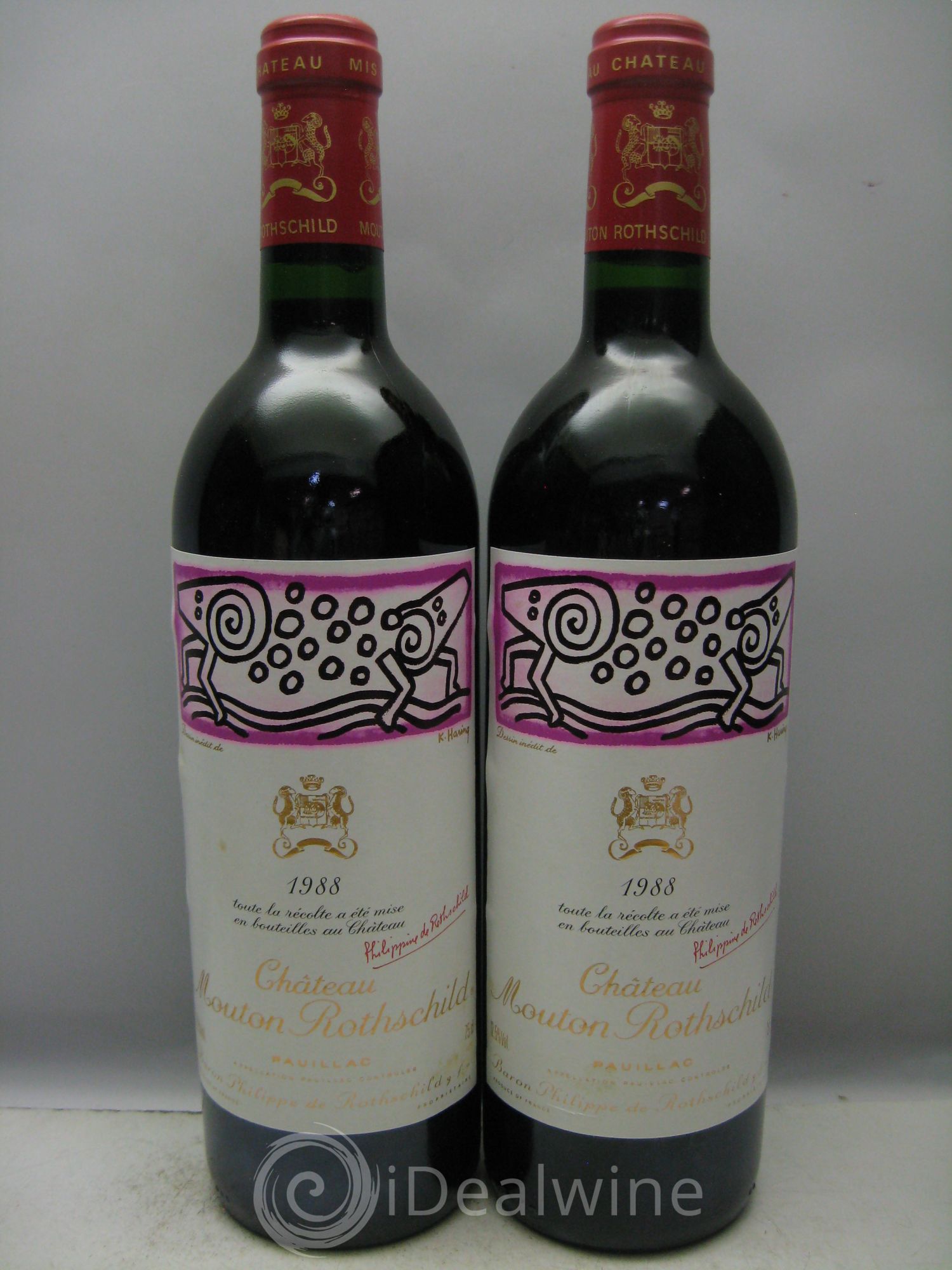 Château Mouton Rothschild 1er Grand Cru Classé 1988 - Lot de 12 bouteilles - 5
