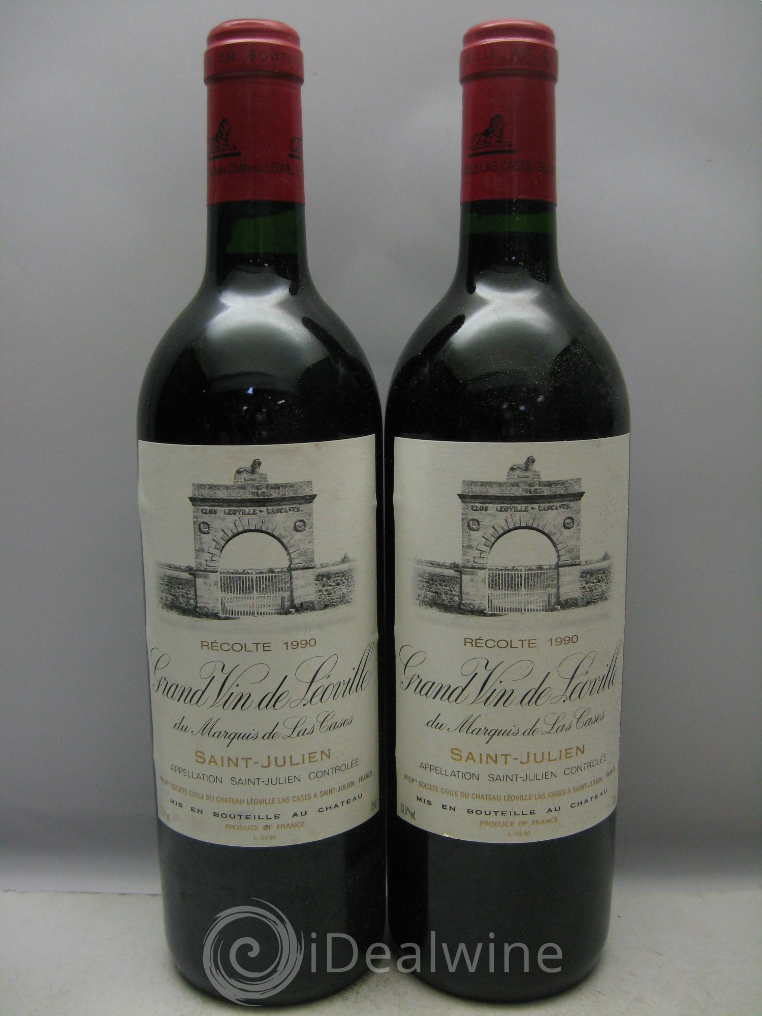 Château Léoville Las Cases 2ème Grand Cru Classé 1990 - Lot de 12 bouteilles - 1