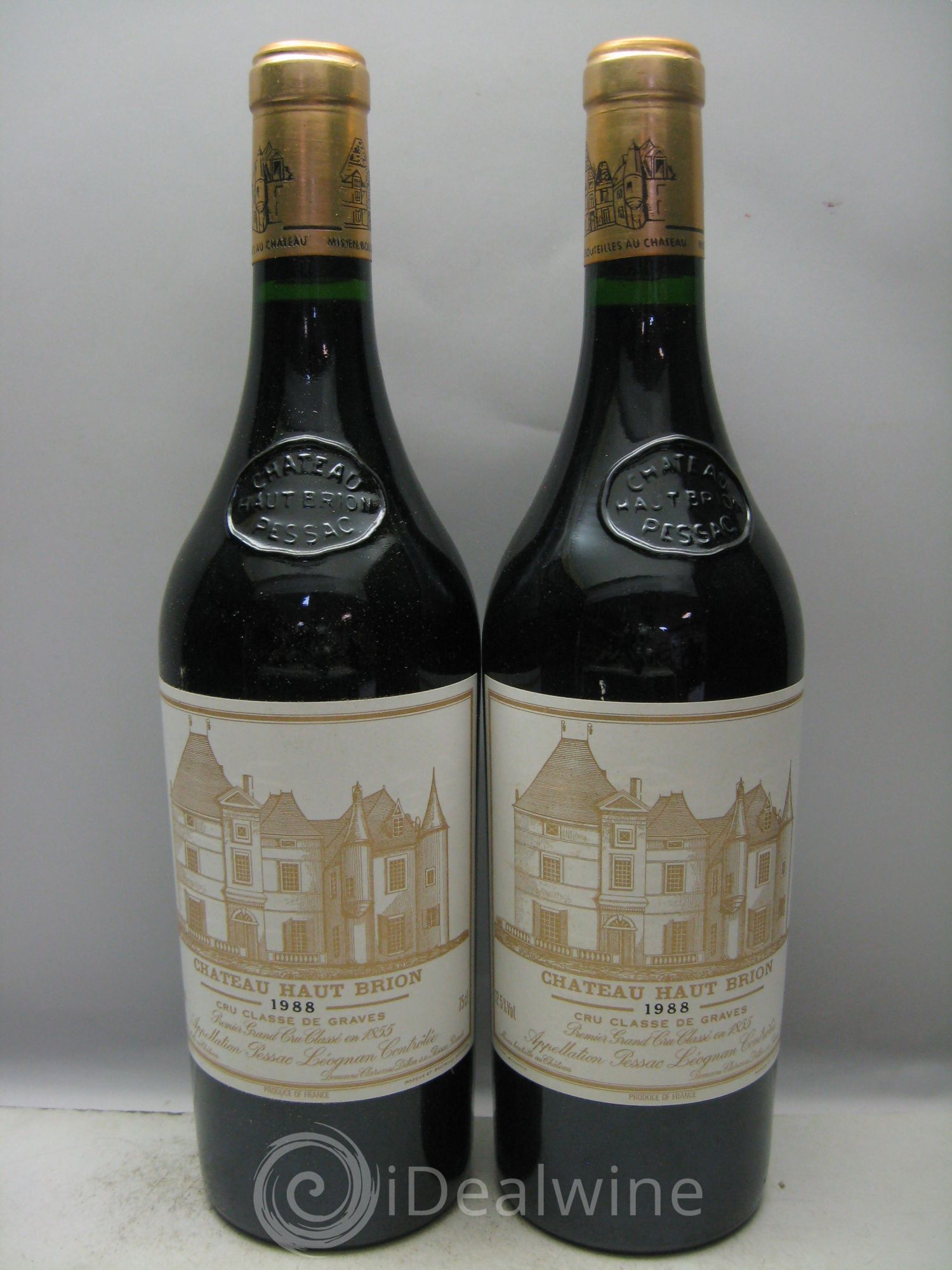 Château Haut Brion 1er Grand Cru Classé 1988 - Lot de 12 bouteilles - 0