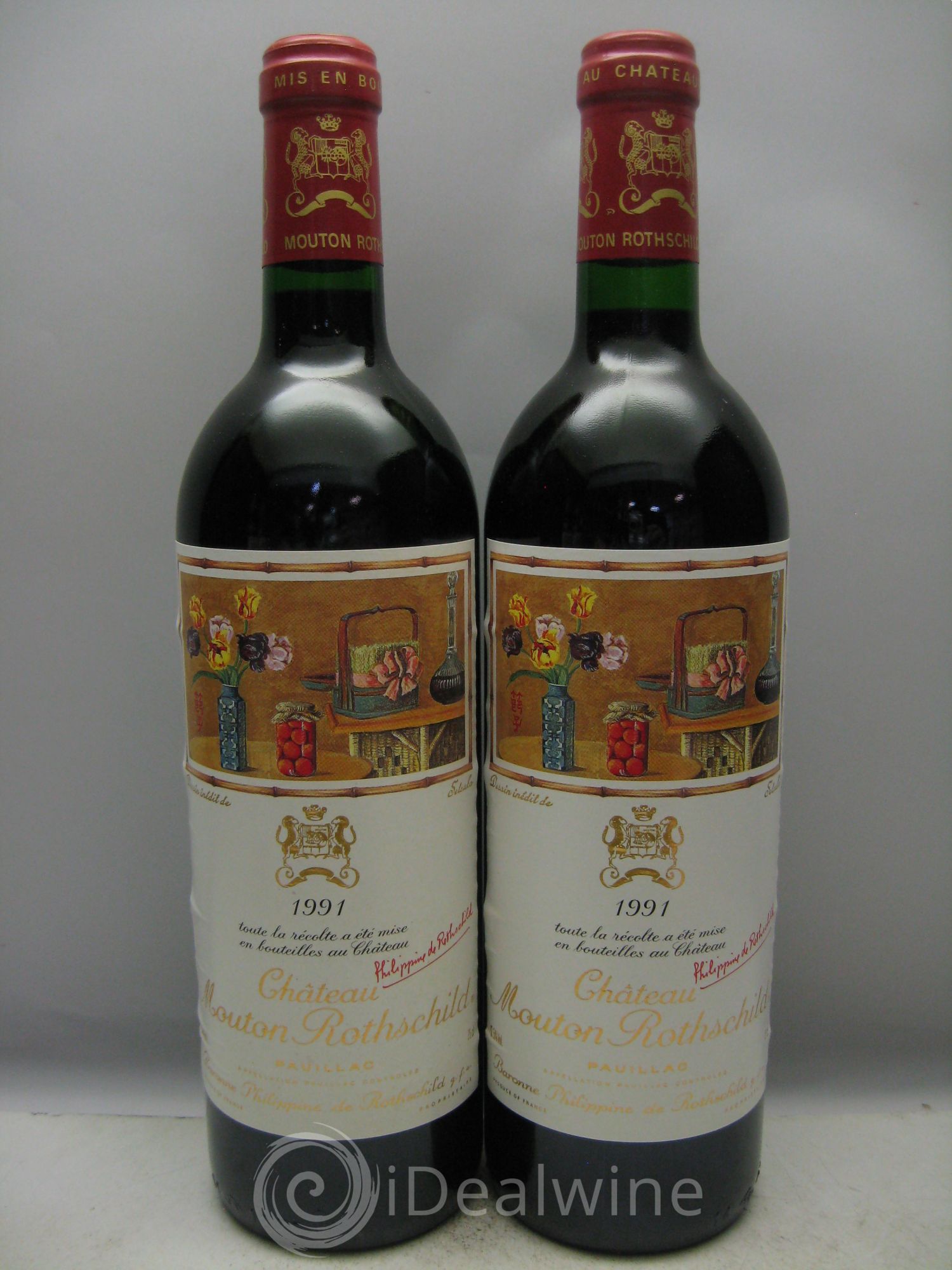 Château Mouton Rothschild 1er Grand Cru Classé 1991 - Lot de 12 bouteilles - 3