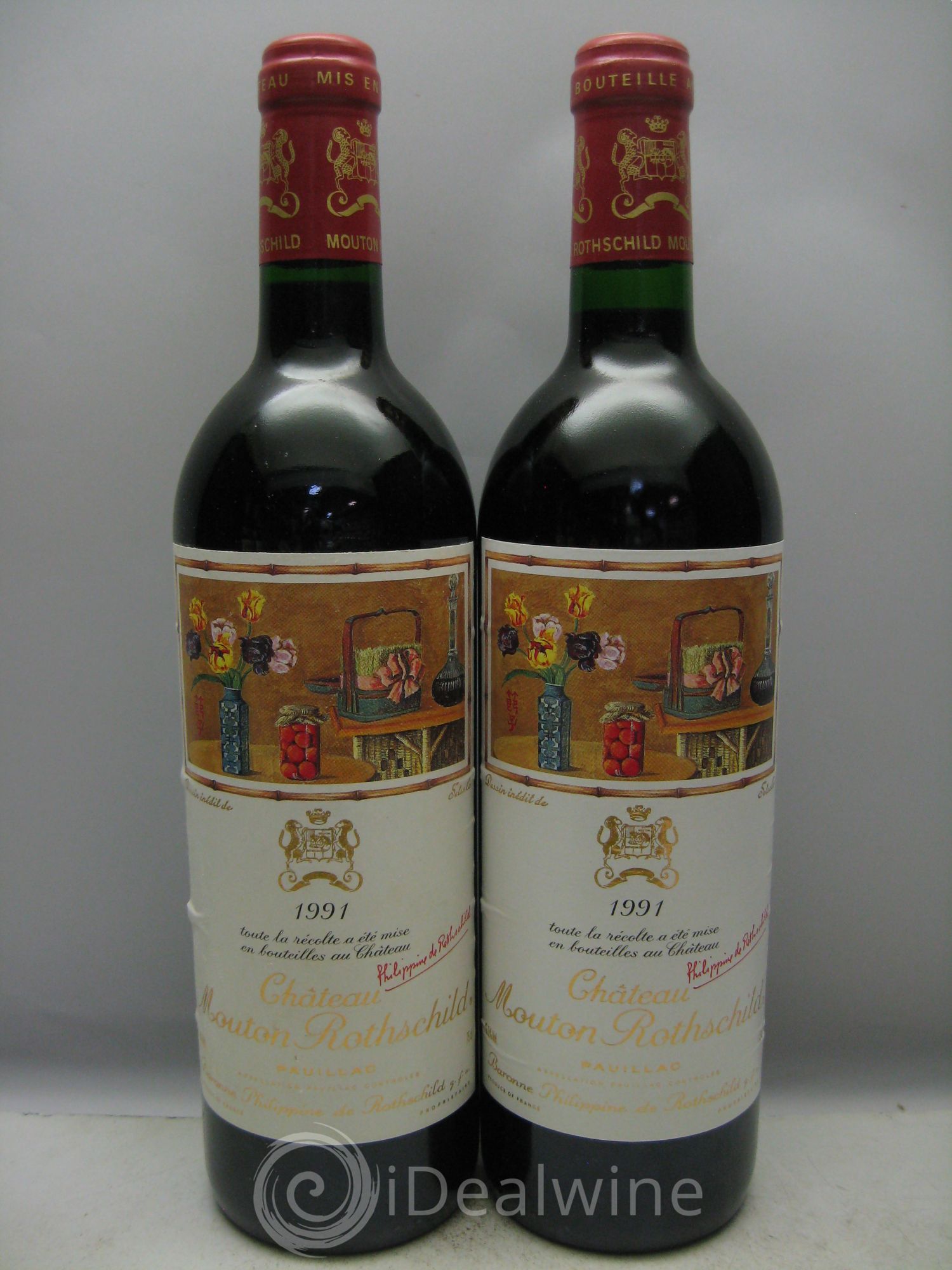 Château Mouton Rothschild 1er Grand Cru Classé 1991 - Lot de 12 bouteilles - 5