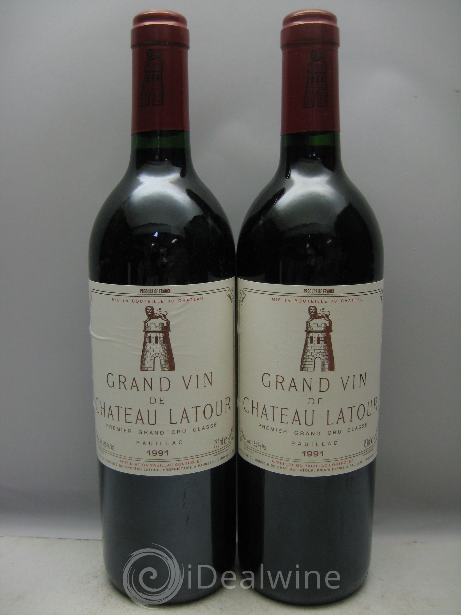 Château Latour 1er Grand Cru Classé 1991 - Lot de 12 bouteilles - 0