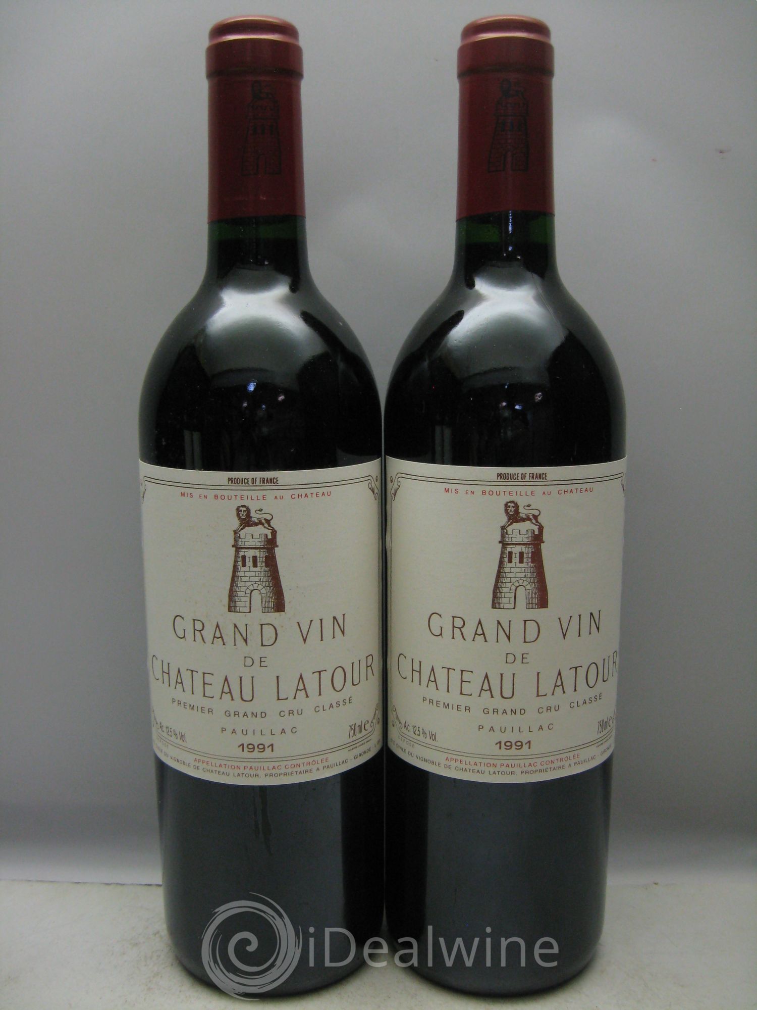 Château Latour 1er Grand Cru Classé 1991 - Lot de 12 bouteilles - 1