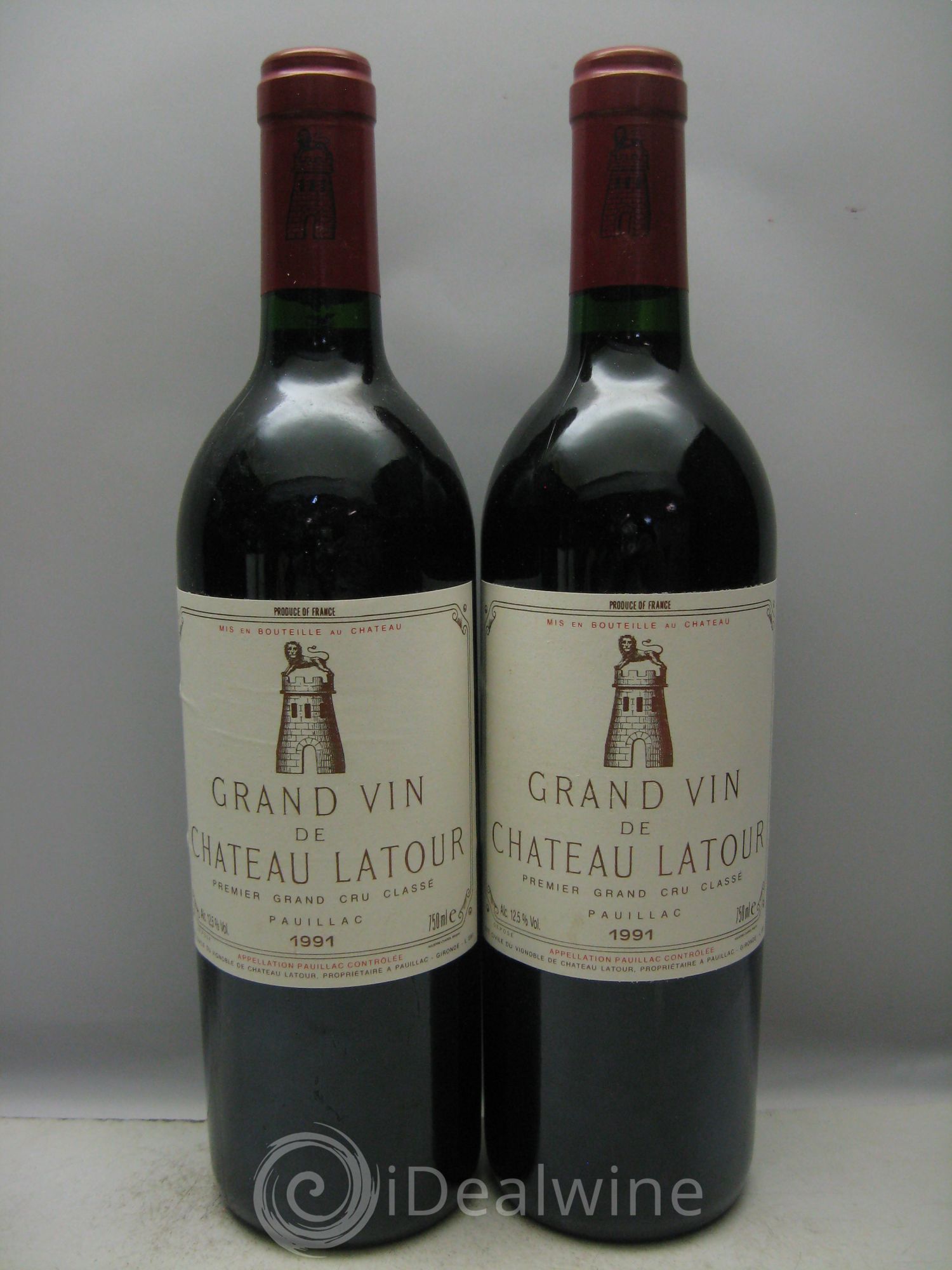 Château Latour 1er Grand Cru Classé 1991 - Lot de 12 bouteilles - 4