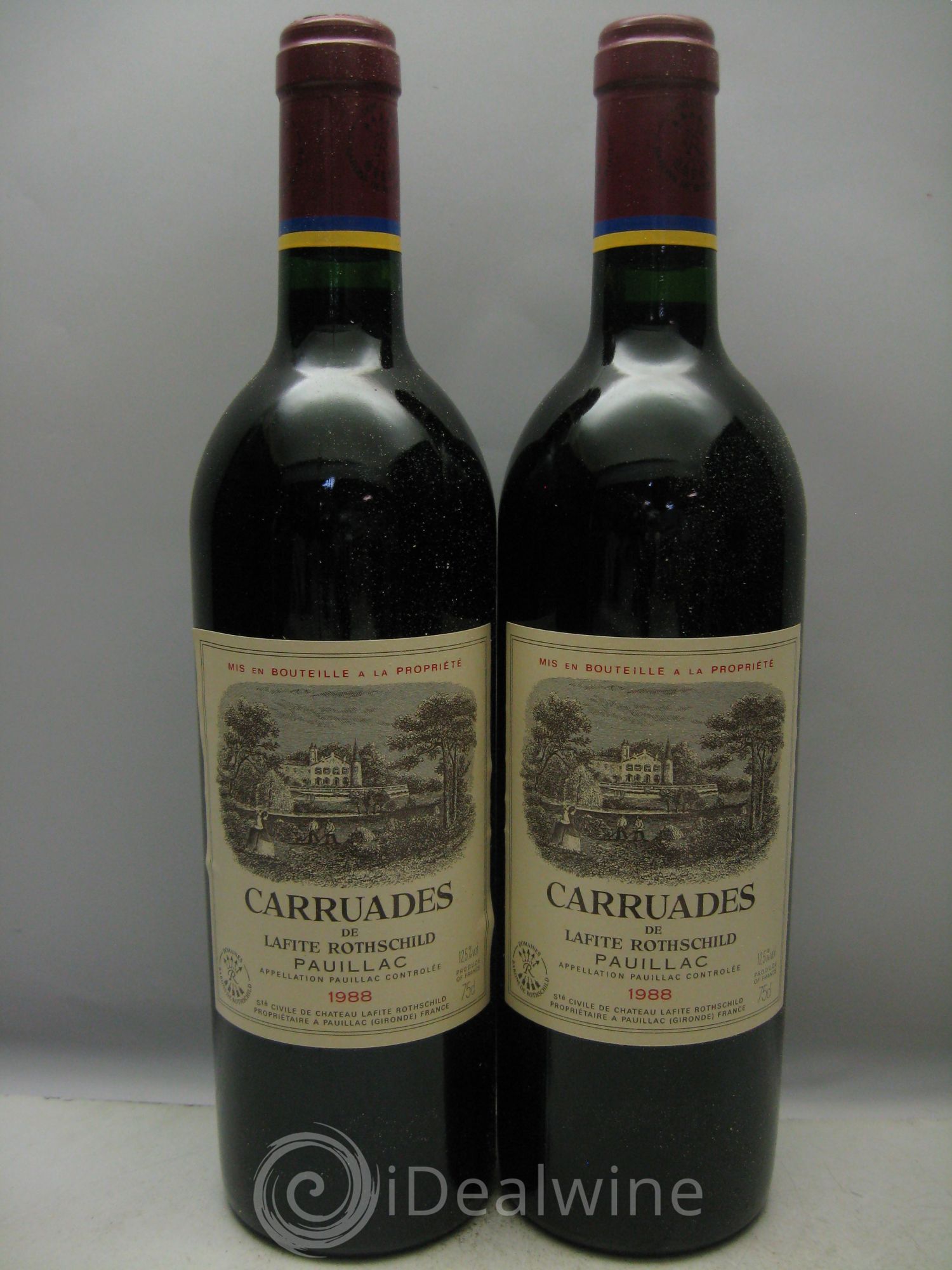 Carruades de Lafite Rothschild Second Vin 1988 - Lot de 12 bouteilles - 2