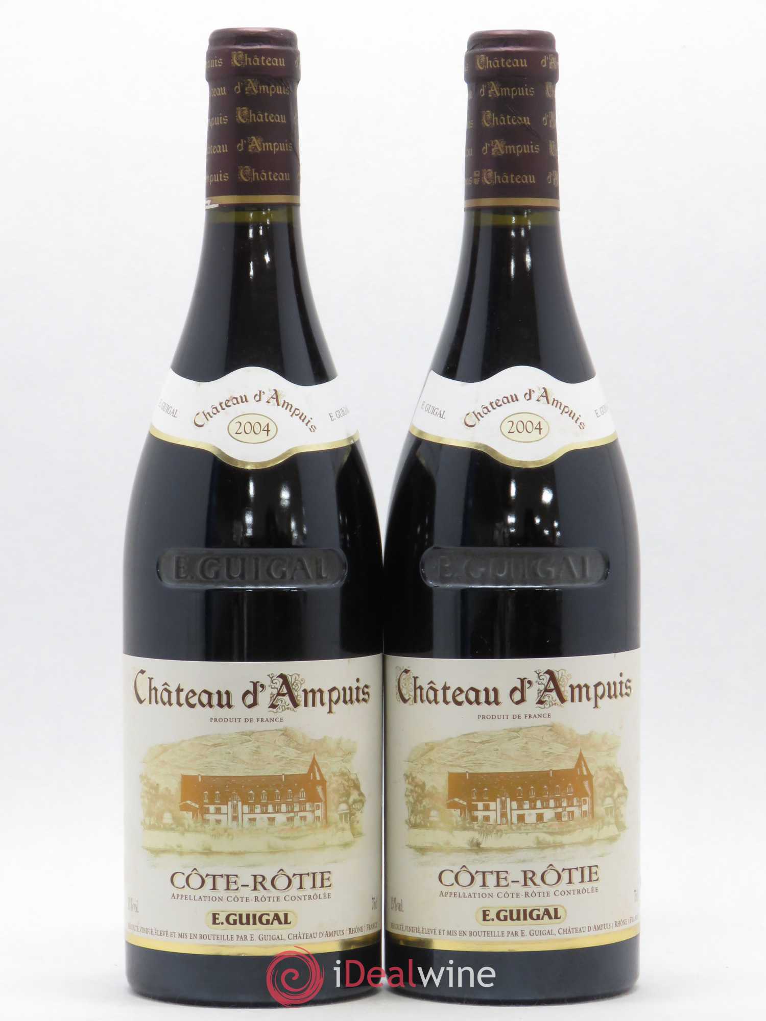 Côte-Rôtie Château d'Ampuis Guigal 2004 - Lot de 2 bouteilles - 0