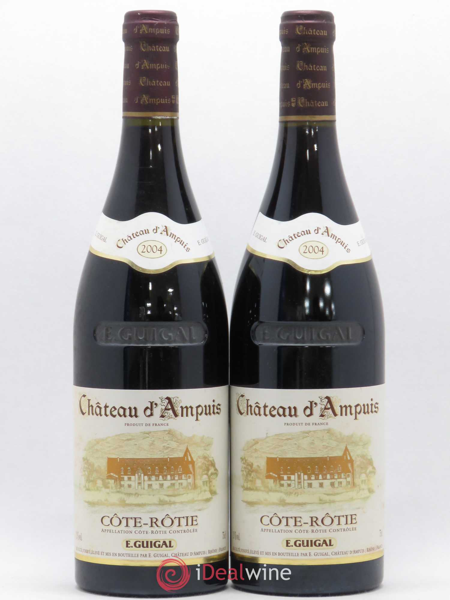 Côte-Rôtie Château d'Ampuis Guigal 2004 - Lot de 2 bouteilles - 0