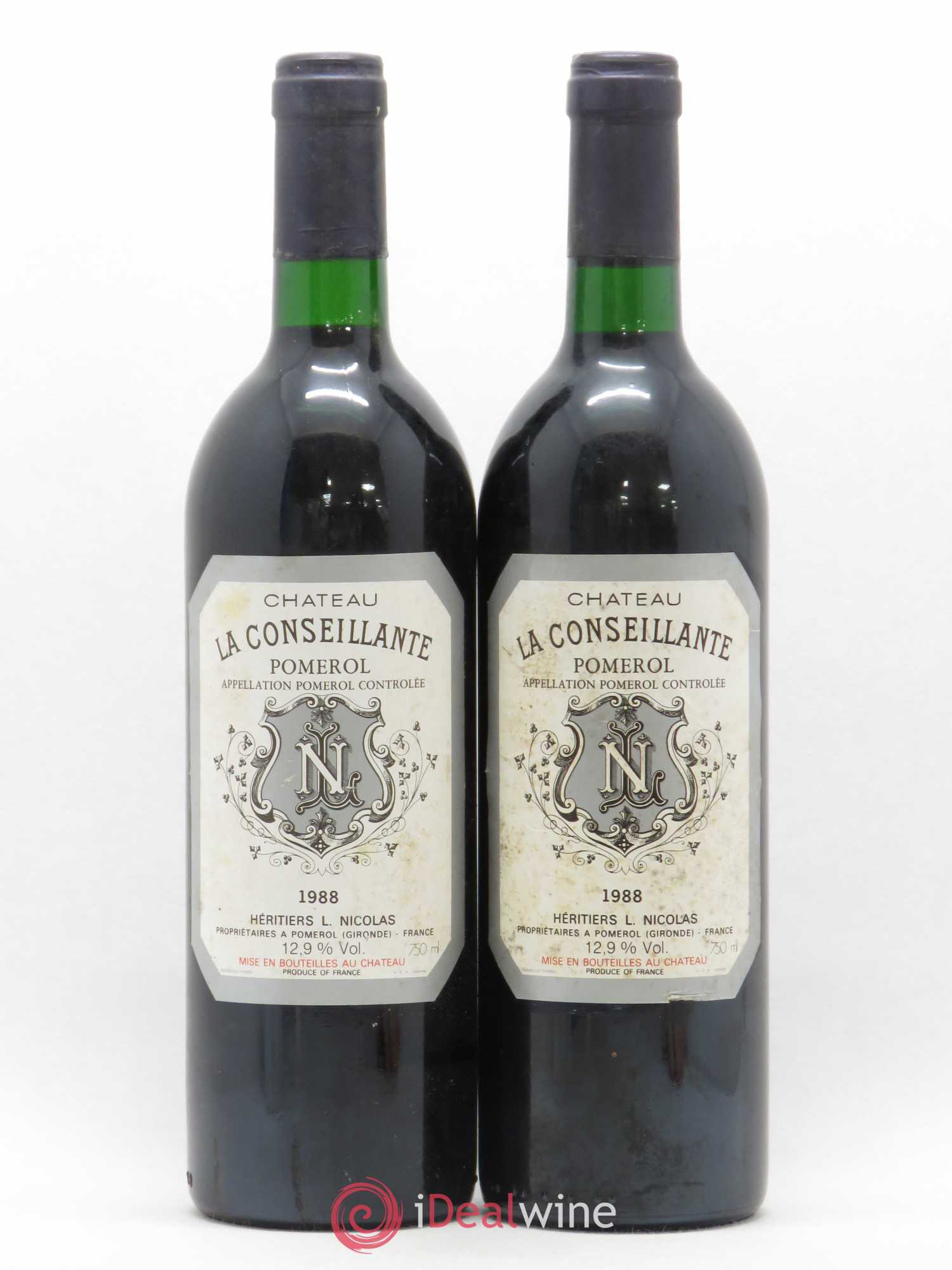 Château la Conseillante 1988 - Lot de 2 bouteilles - 0