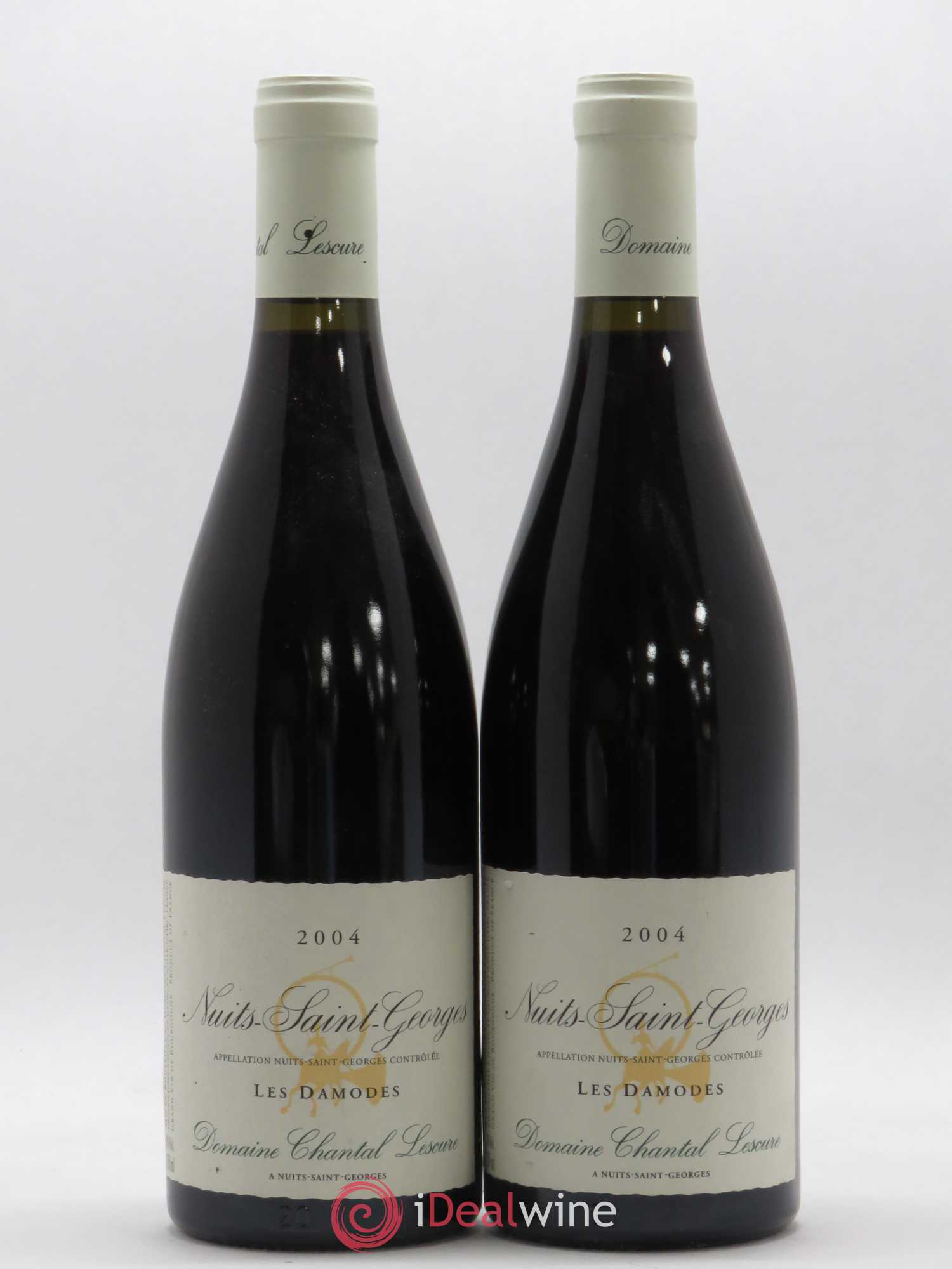 Nuits-Saint-Georges Les Damodes Chantal Lescure 2004 - Lot de 2 bouteilles - 0