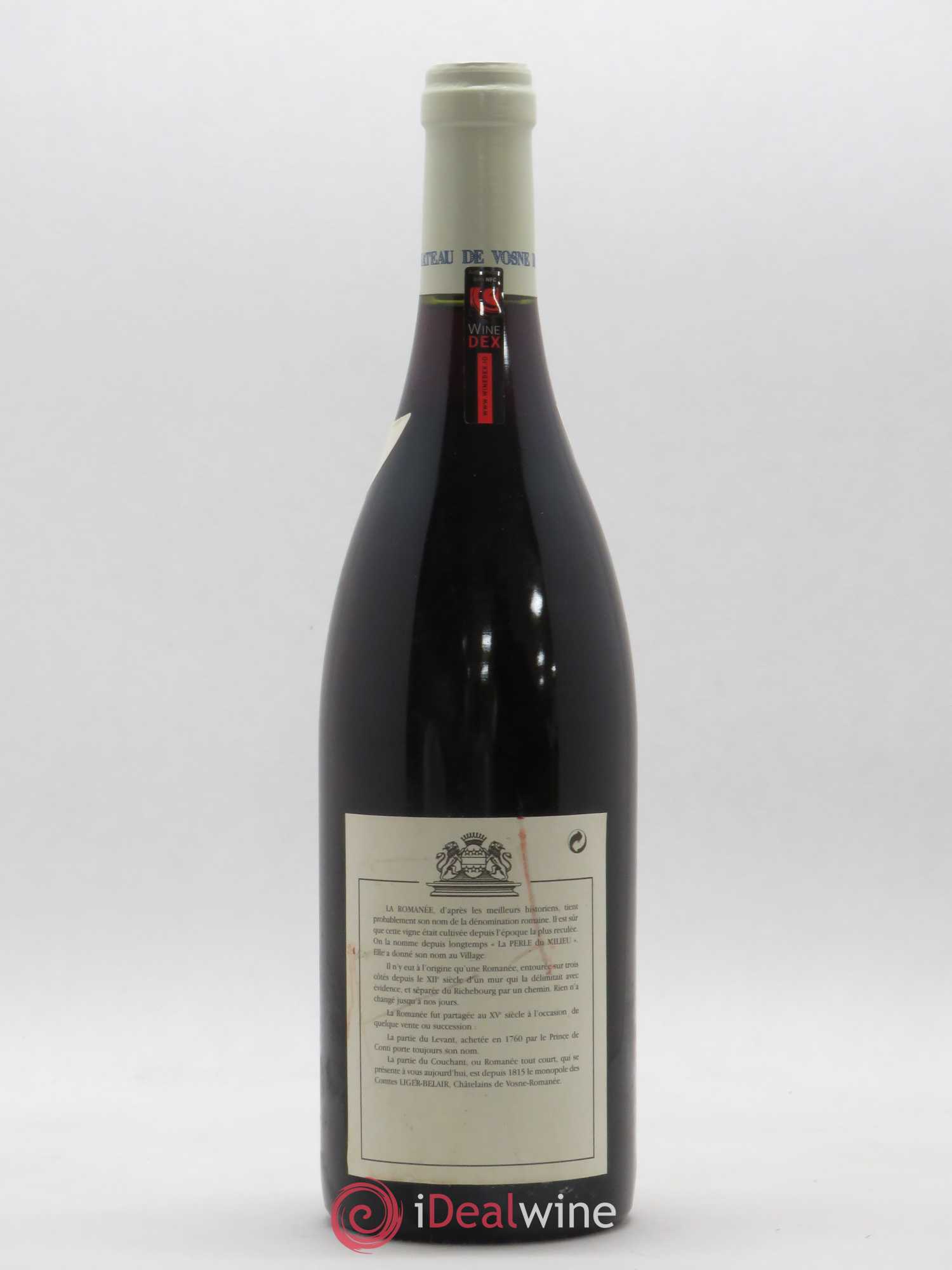 La Romanée Grand Cru Comte Liger-Belair (Domaine du) Bouchard père et fils 1998 - Lot of 1 bottle - 1