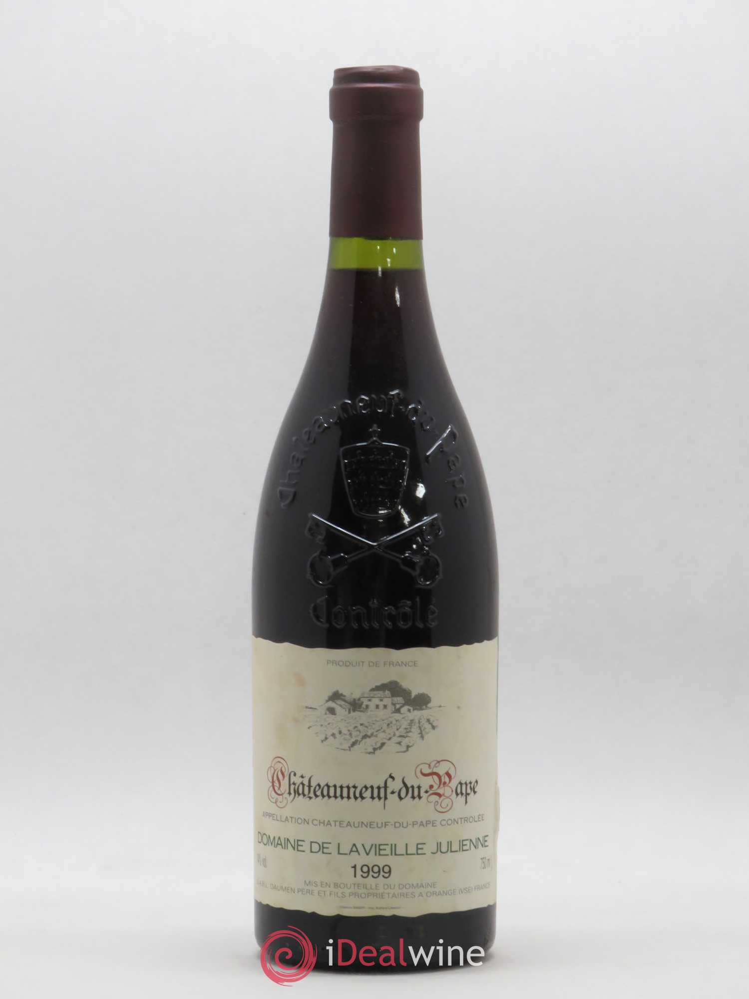 Châteauneuf-du-Pape Vieille Julienne (Domaine de la) Jean-Paul Daumen 1999 - Lot de 1 bouteille - 0