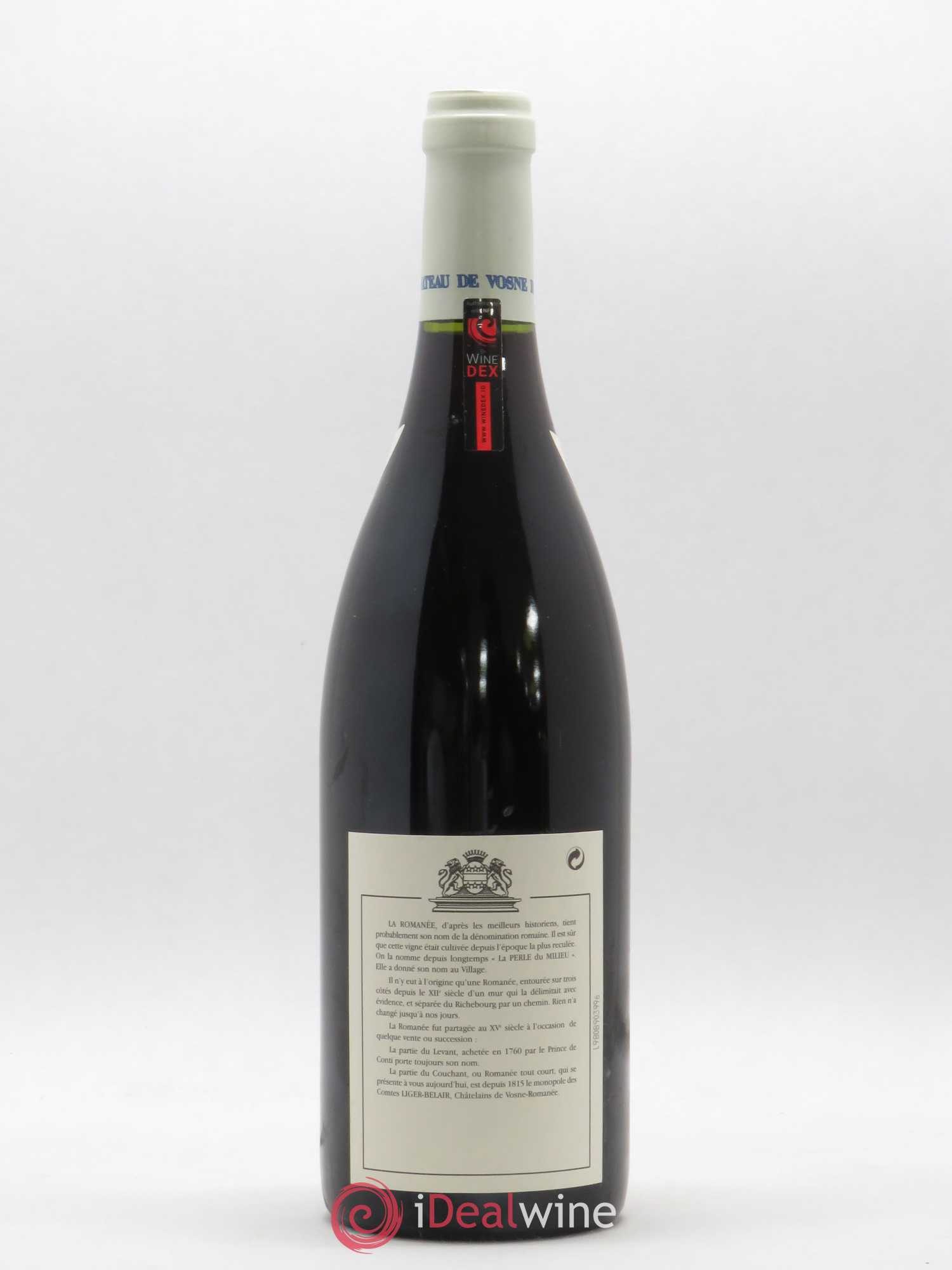 La Romanée Grand Cru Comte Liger-Belair (Domaine du) Bouchard père et fils 1996 - Posten von 1 Flasche - 1