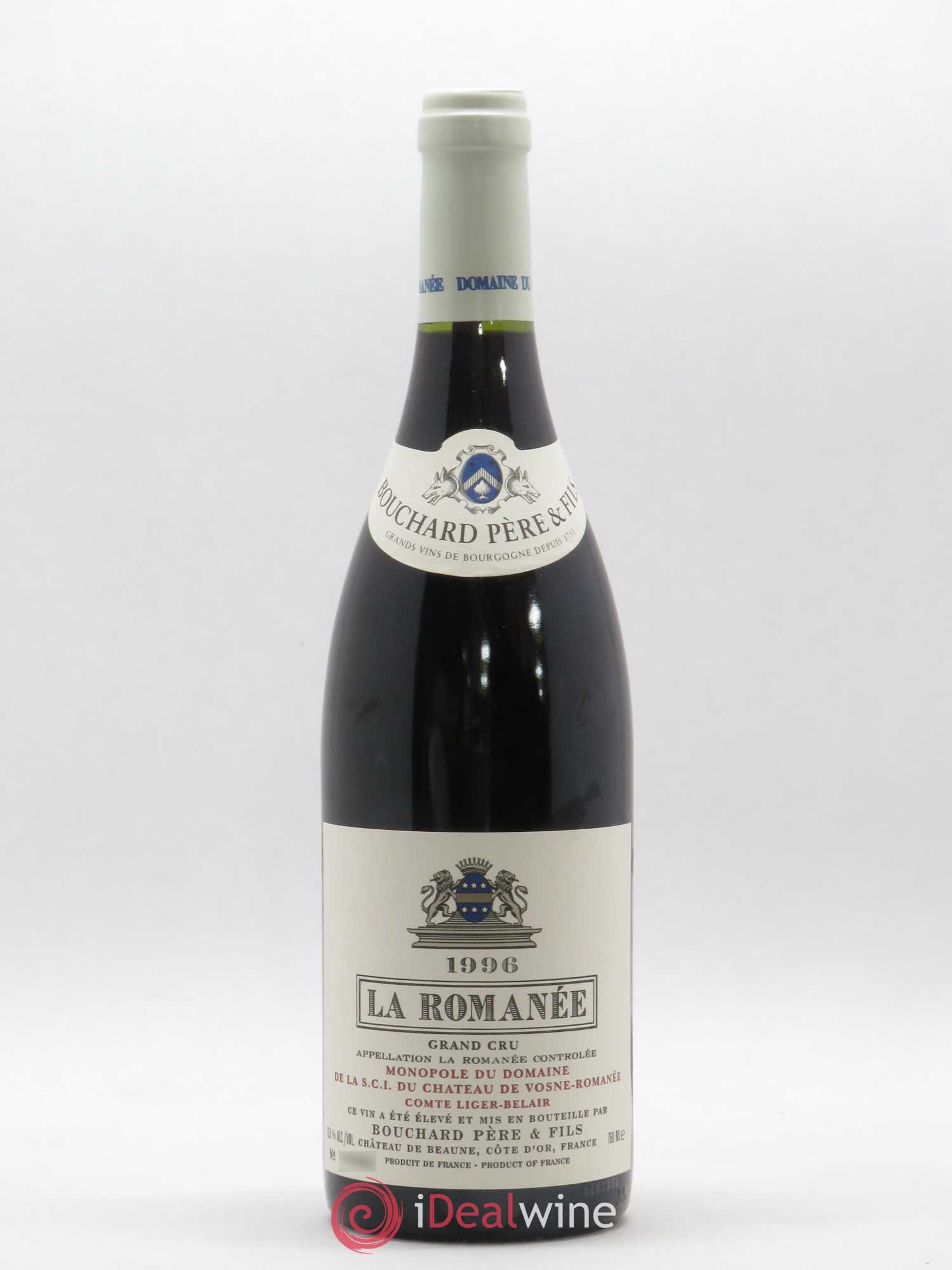 La Romanée Grand Cru Comte Liger-Belair (Domaine du) Bouchard père et fils 1996 - Posten von 1 Flasche - 0
