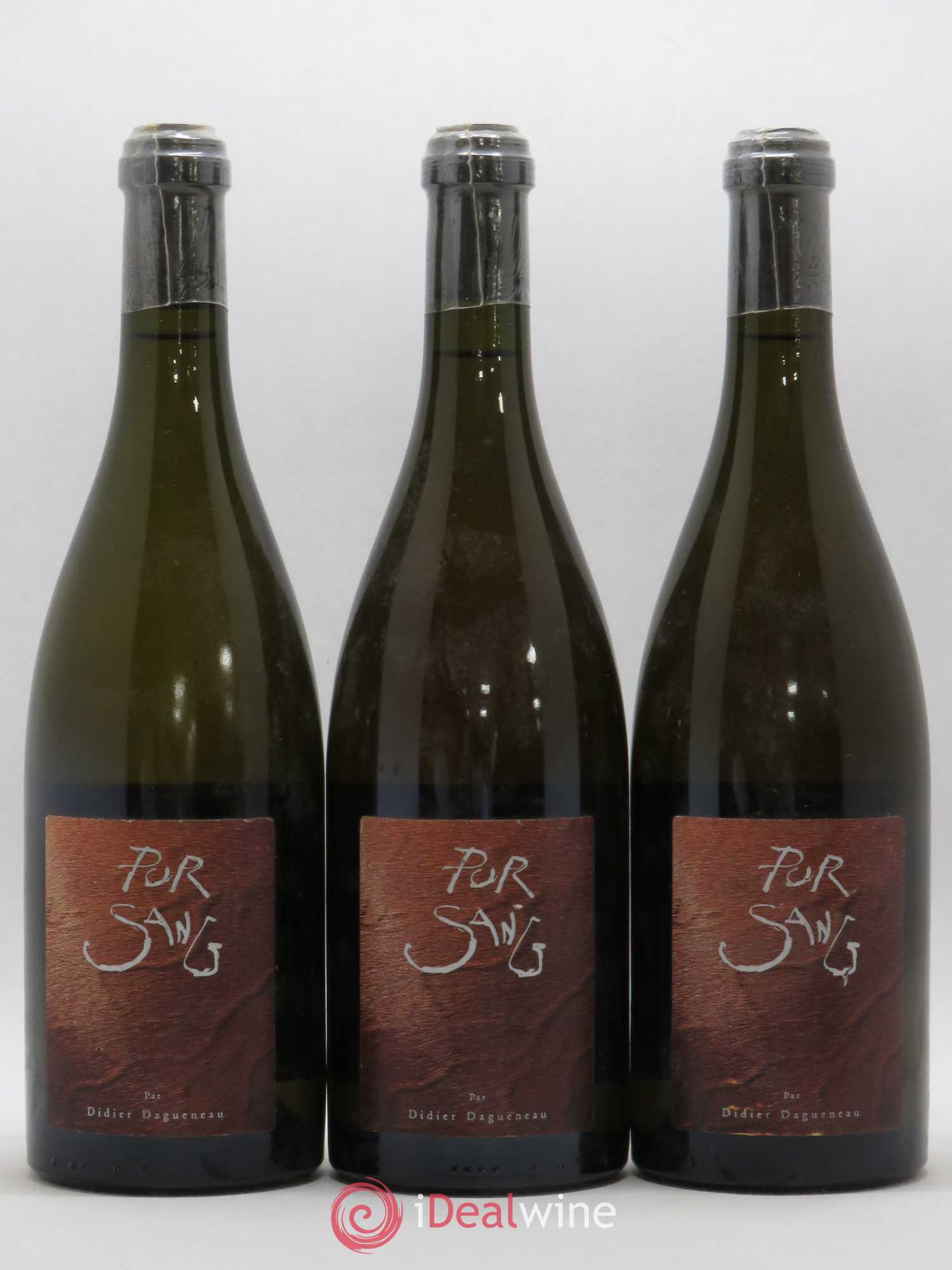 Vin de France (anciennement Pouilly-Fumé) Pur Sang Dagueneau (Domaine Didier - Louis-Benjamin) 2000 - Lot de 3 bouteilles - 0