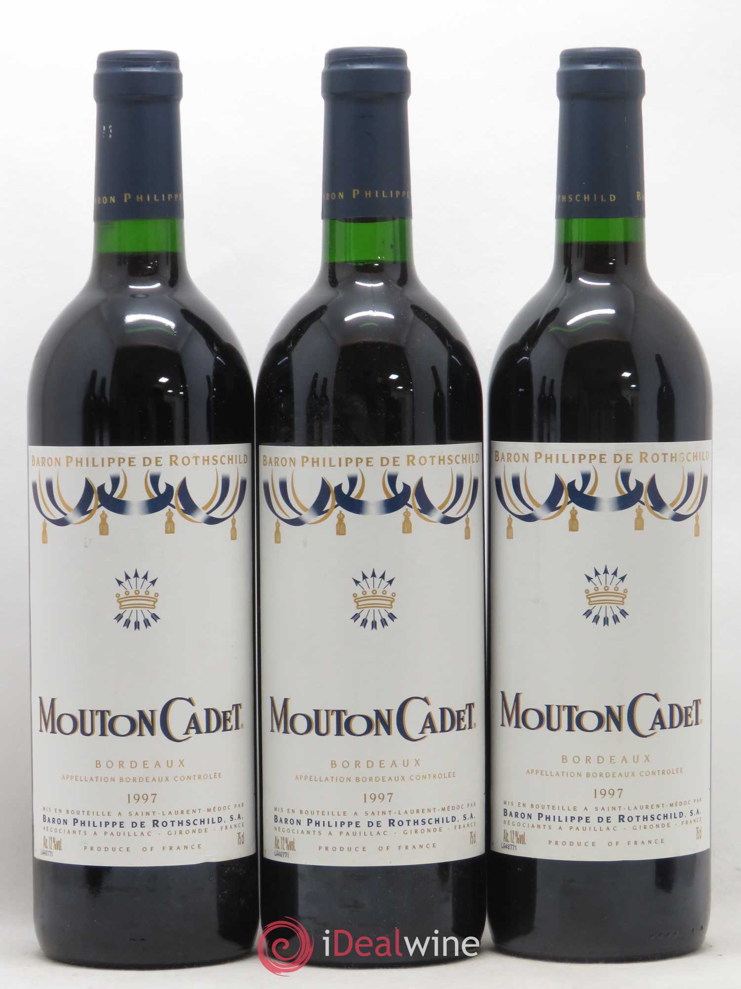 Château Mouton Cadet (sans prix de réserve) 1997 - Lot de 6 bouteilles - 2