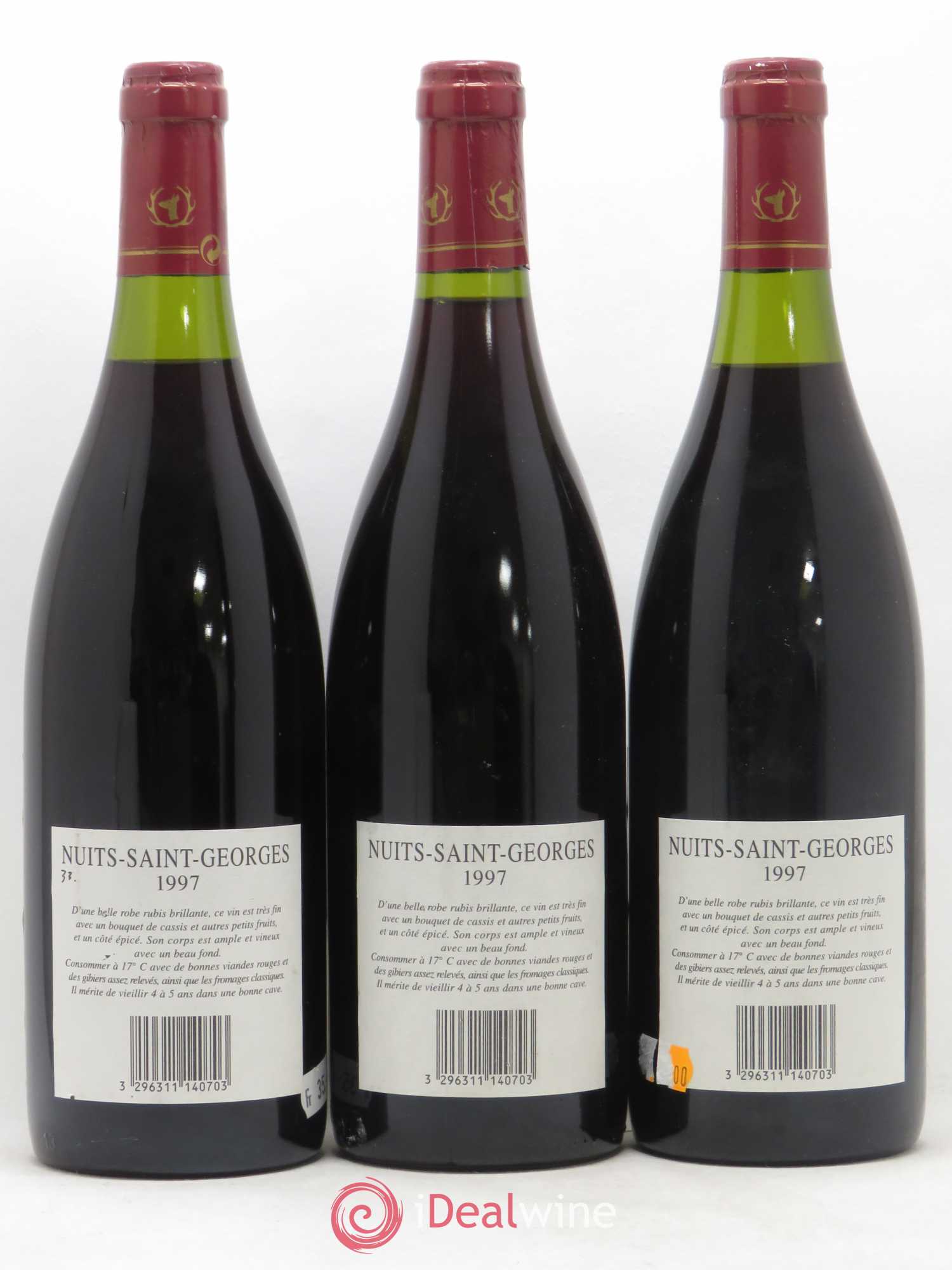 Nuits-Saint-Georges 1997 - Posten von 3 Flaschen - 1