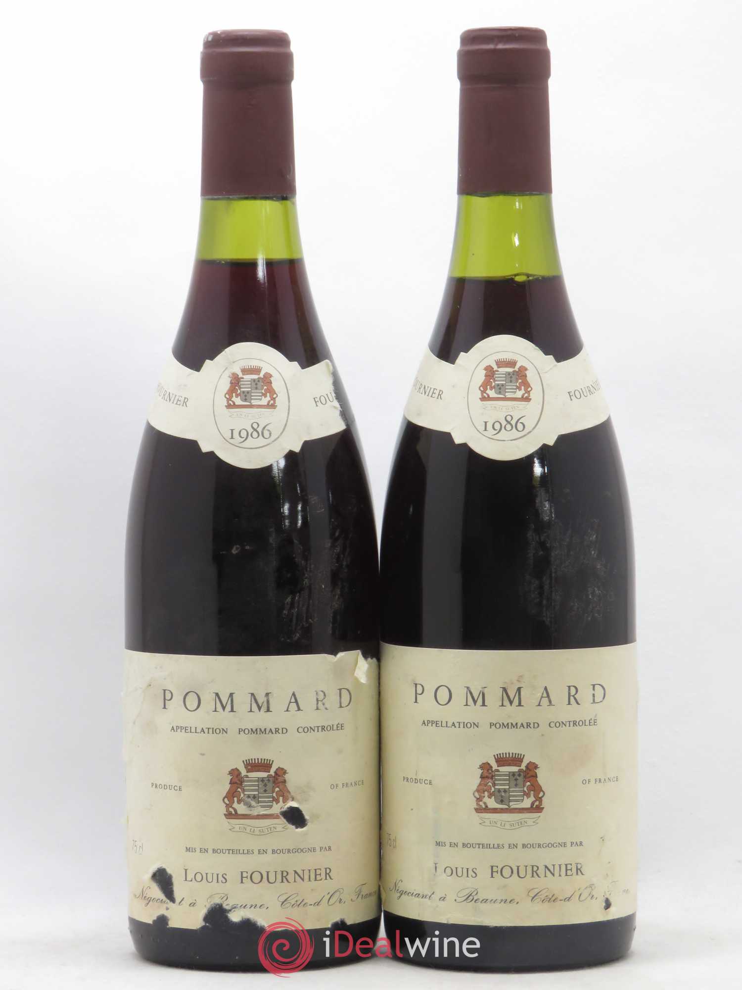 Pommard Louis Fournier 1986 - Posten von 2 Flaschen - 0