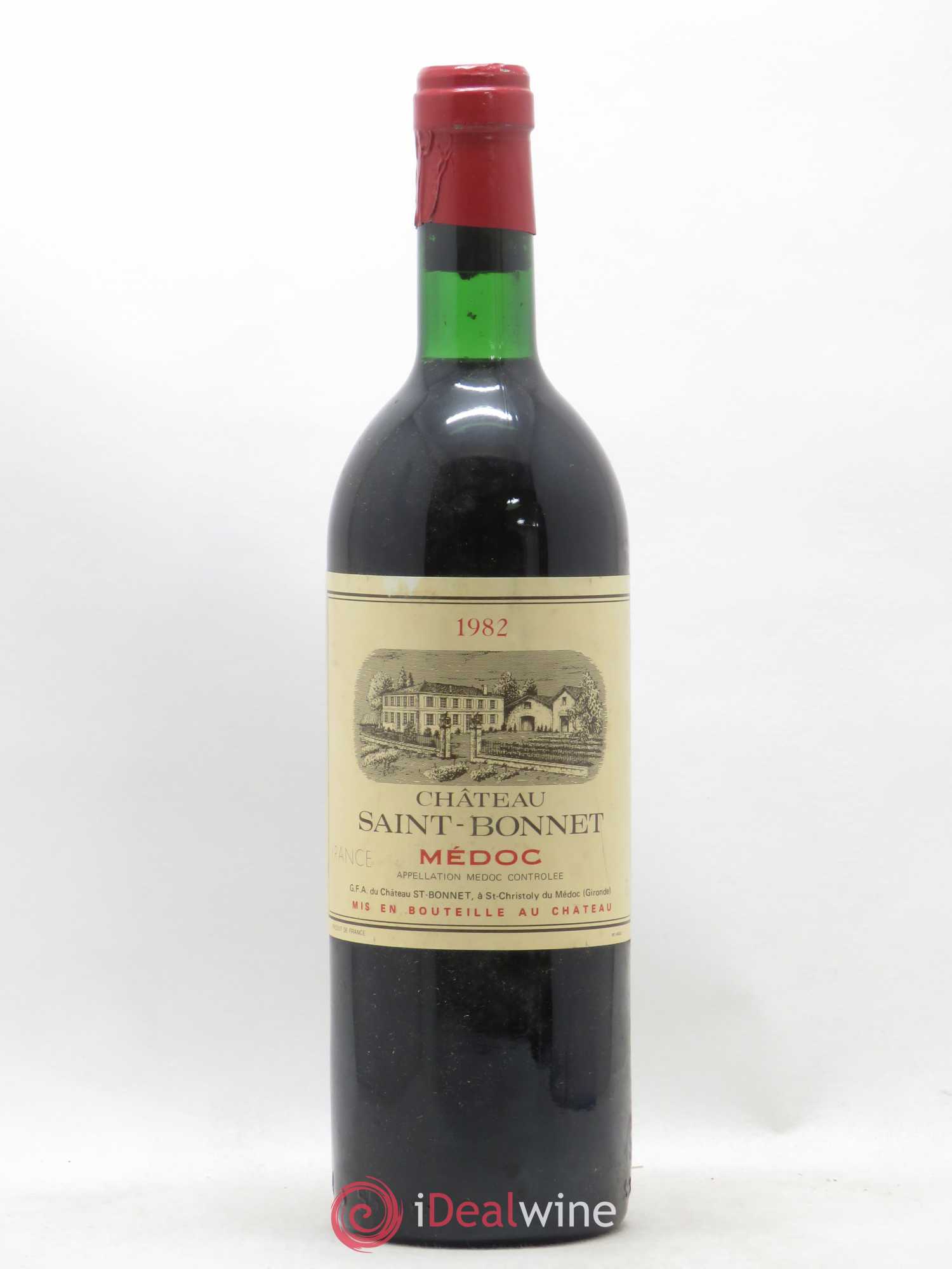 Château Saint-Bonnet Cru Bourgeois 1982 - Lot de 1 bouteille - 0
