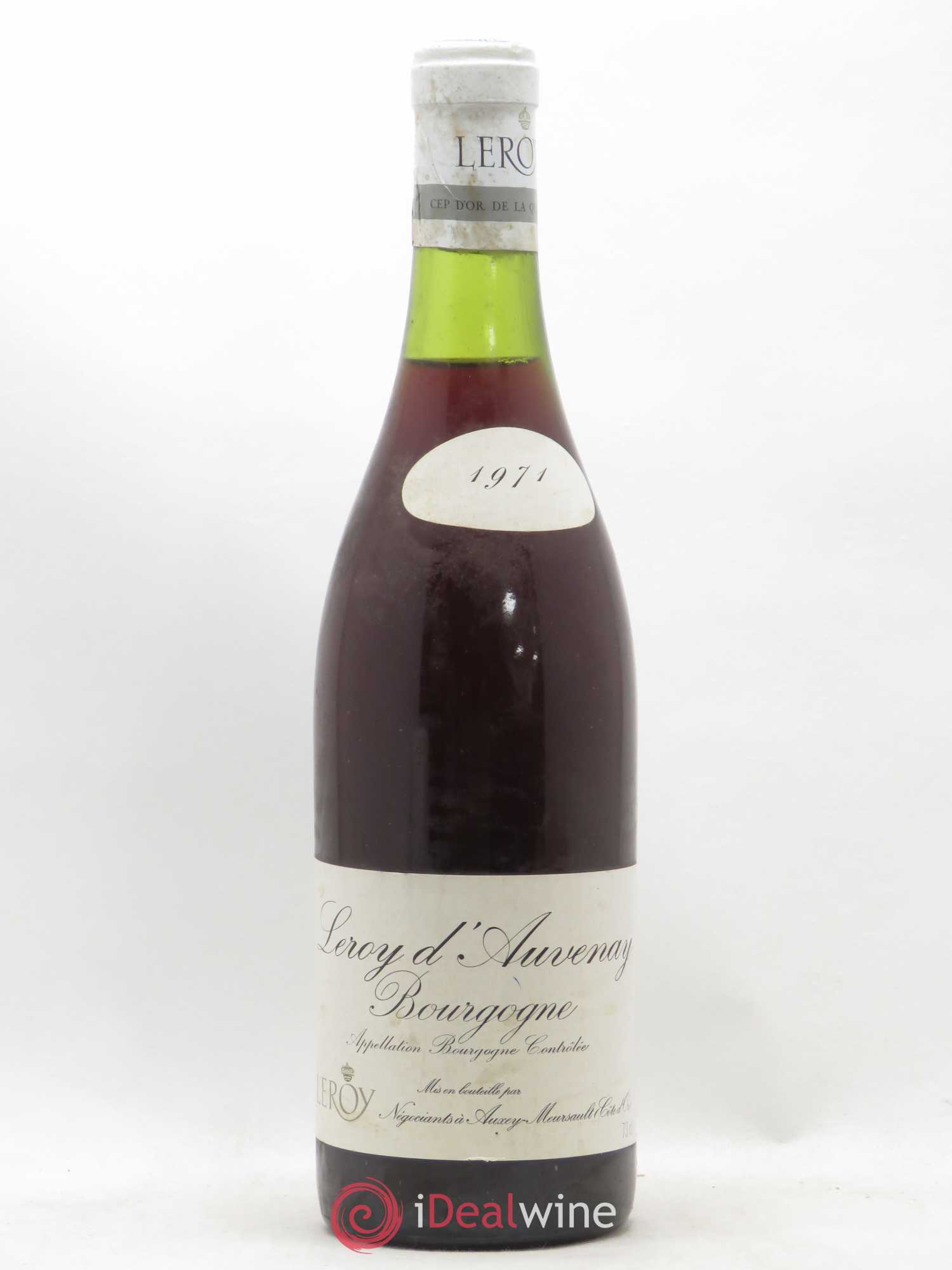 Bourgogne Leroy d'Auvenay 1971 - Posten von 1 Flasche - 0