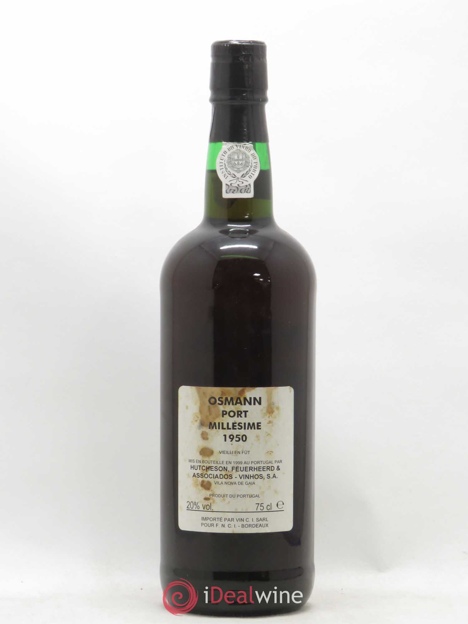Porto Osmann Vintage 1950 - Lot de 1 bouteille - 1