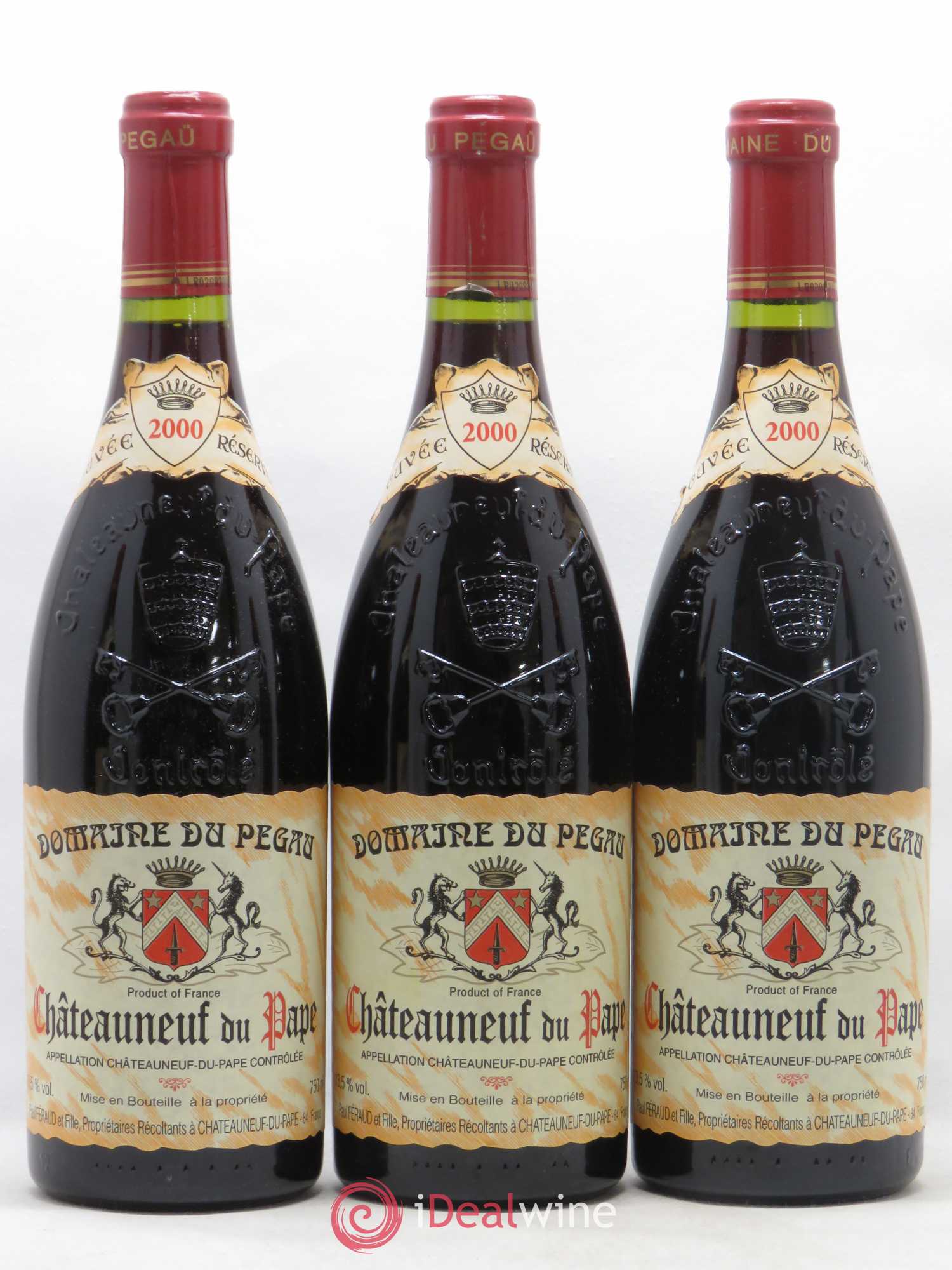 Châteauneuf-du-Pape Domaine du Pégau Cuvée Réservée Paul et Laurence Féraud 2000 - Lot de 6 bouteilles - 2