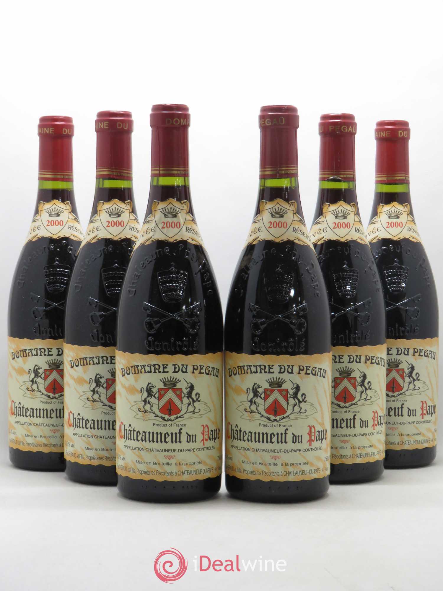 Châteauneuf-du-Pape Domaine du Pégau Cuvée Réservée Paul et Laurence Féraud 2000 - Lot de 6 bouteilles - 0