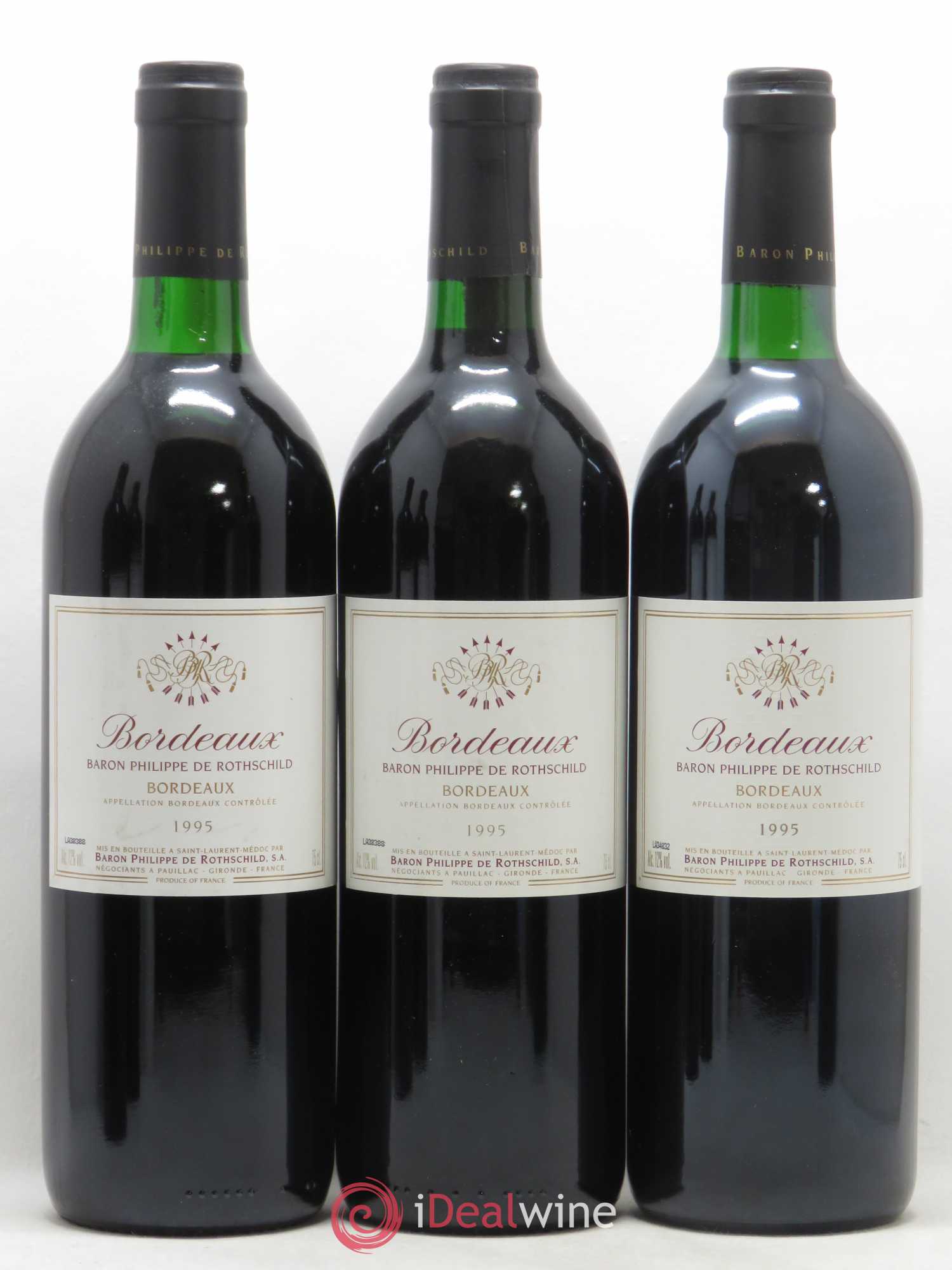 Bordeaux Philippe Rothschild 1995 - Lot de 6 bouteilles - 2