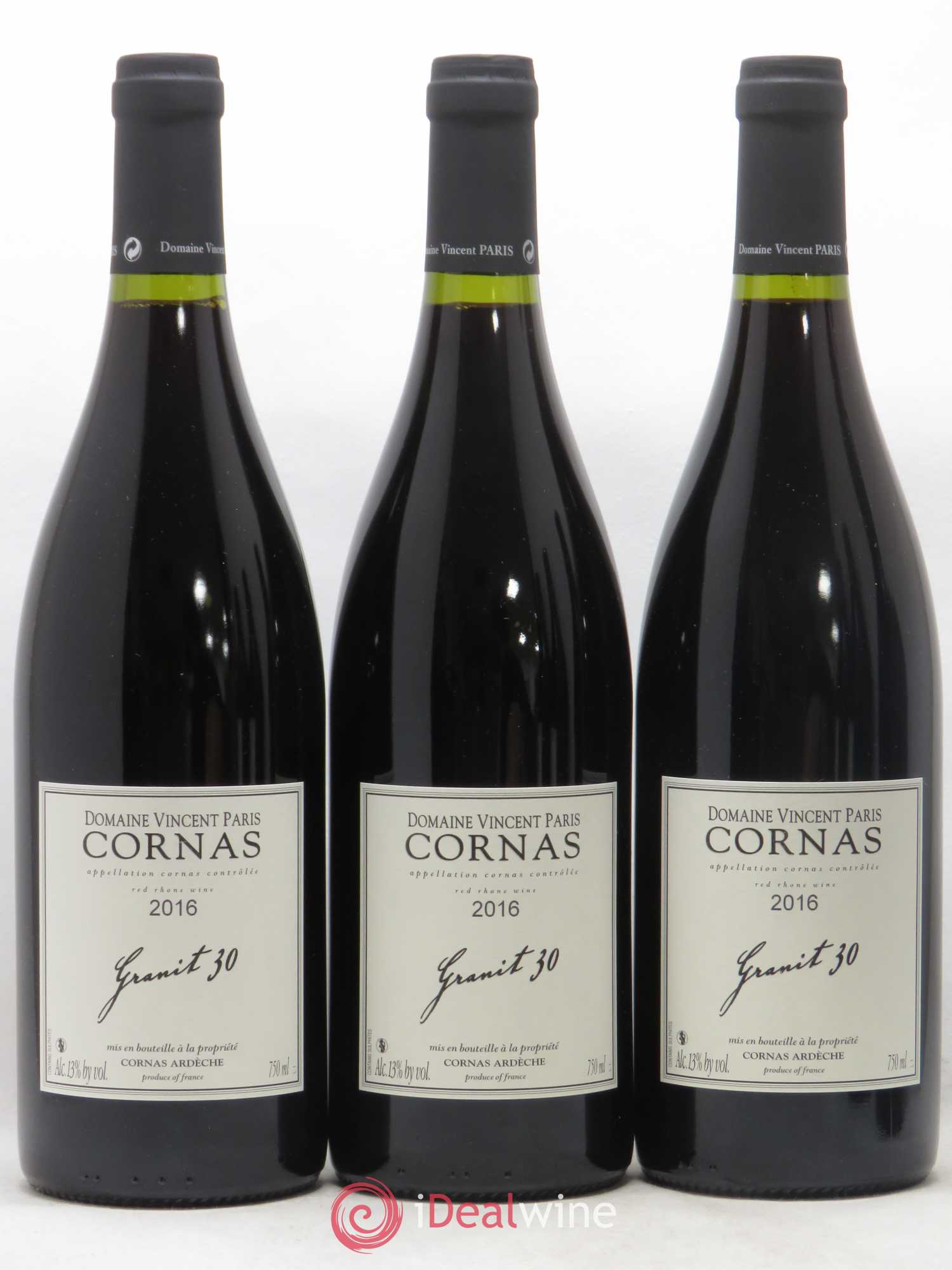 Cornas Granit 30 Vincent Paris 2016 - Lot de 6 bouteilles - 1