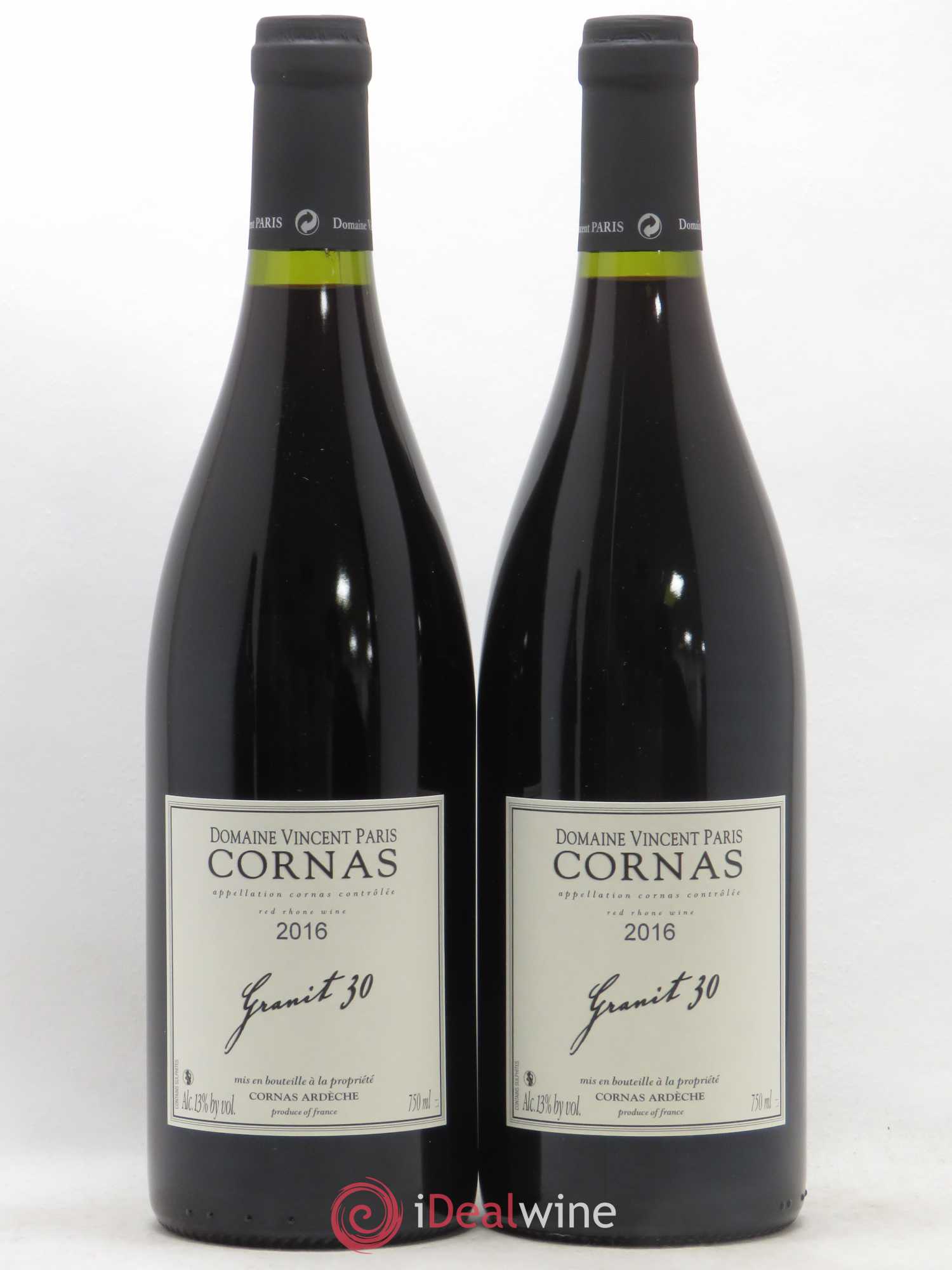 Cornas Granit 30 Vincent Paris 2016 - Lot de 2 bouteilles - 0