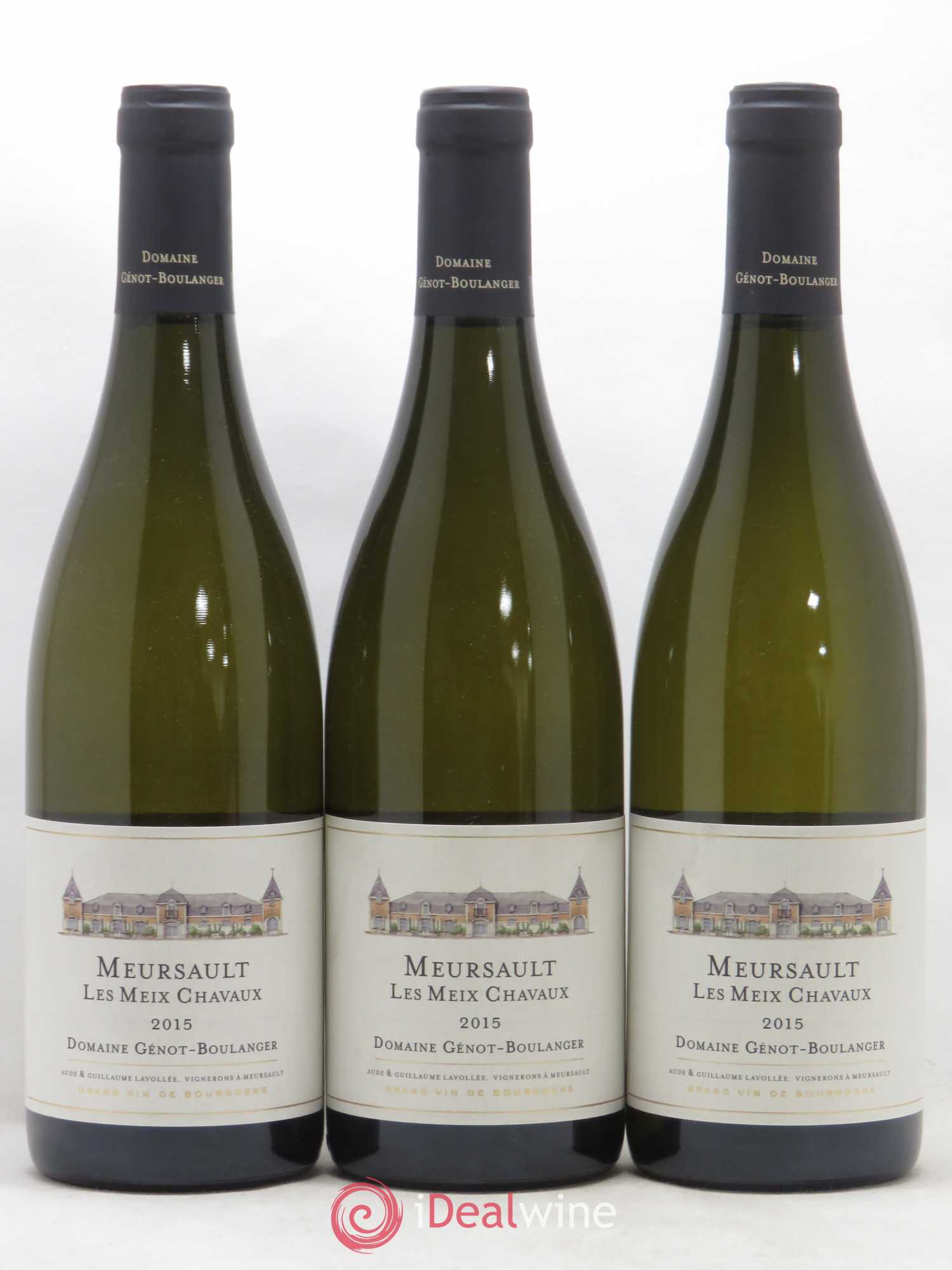 Meursault Meix Chavaux Génot Boulanger 2015 - Posten von 3 Flaschen - 0