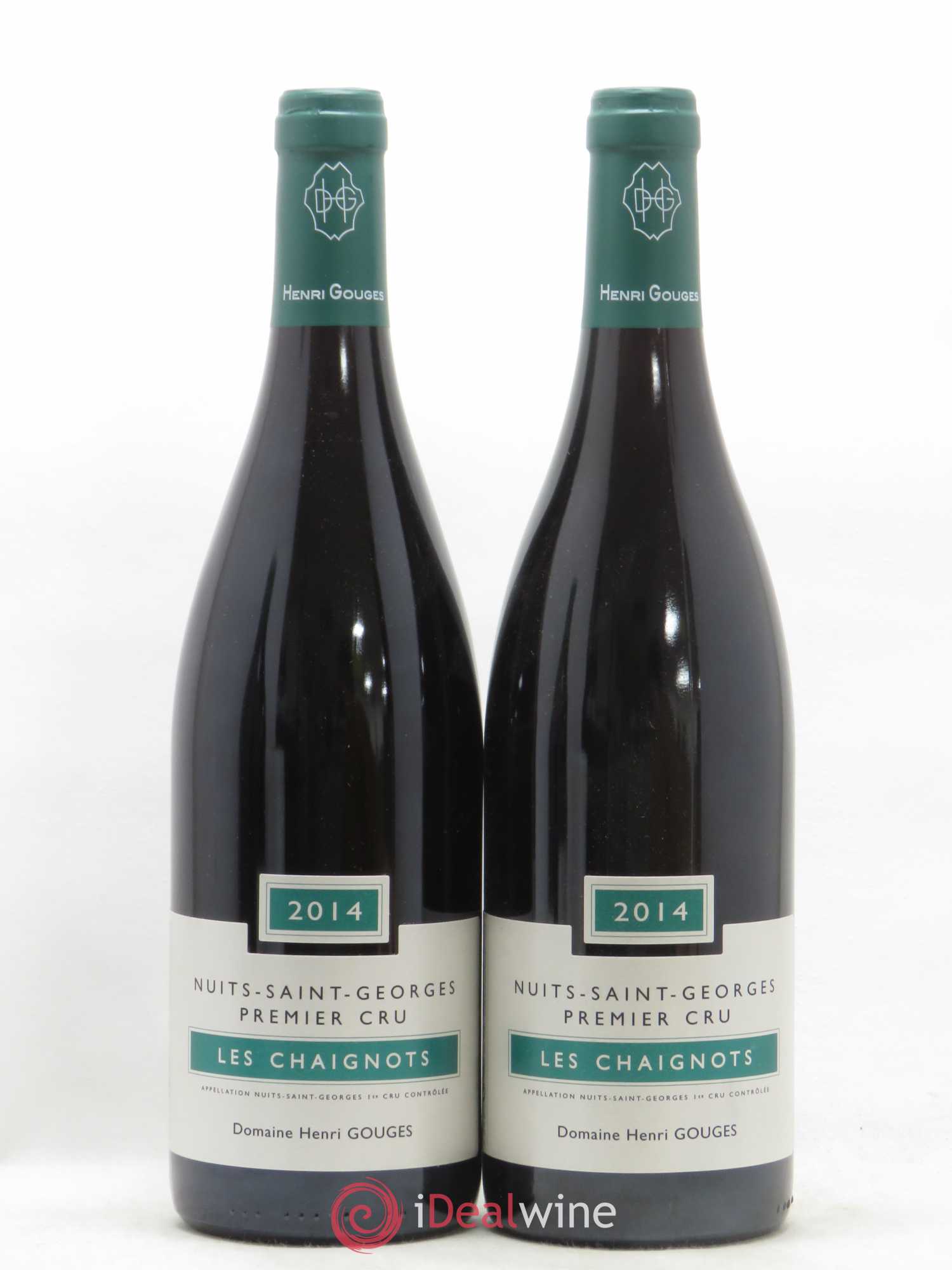 Nuits-Saint-Georges 1er Cru Les Chaignots Henri Gouges 2014 - Posten von 2 Flaschen - 0