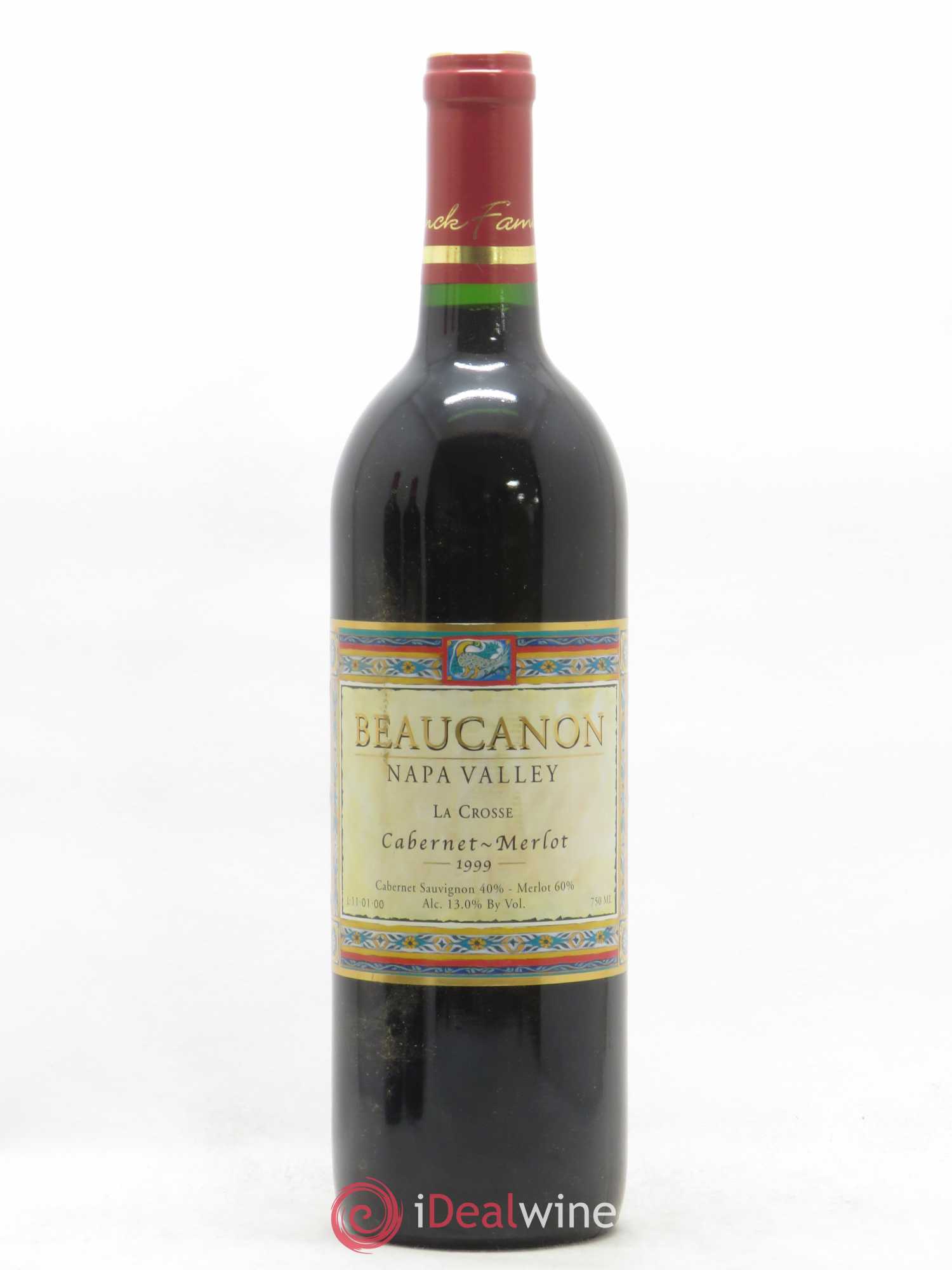 USA Beaucanon Napa Valley Cabernet Sauvignon Merlot La Crosse 1999 - Posten von 1 Flasche - 0
