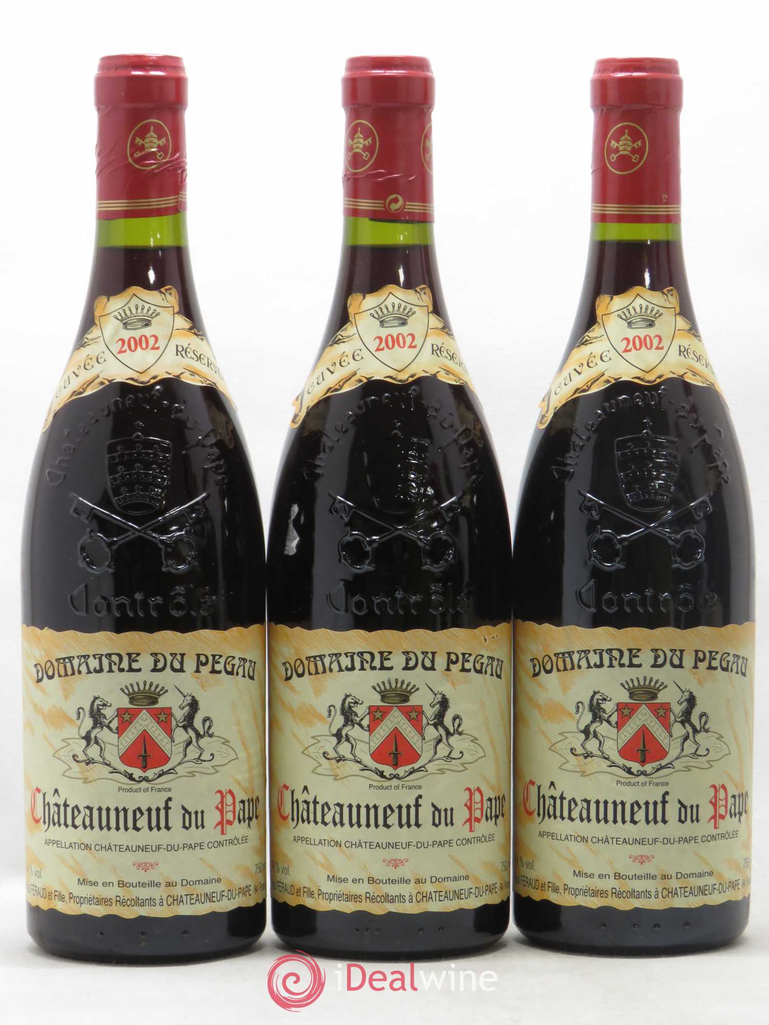 Châteauneuf-du-Pape Domaine du Pégau Cuvée Réservée Paul et Laurence Féraud 2002 - Lot de 6 bouteilles - 1