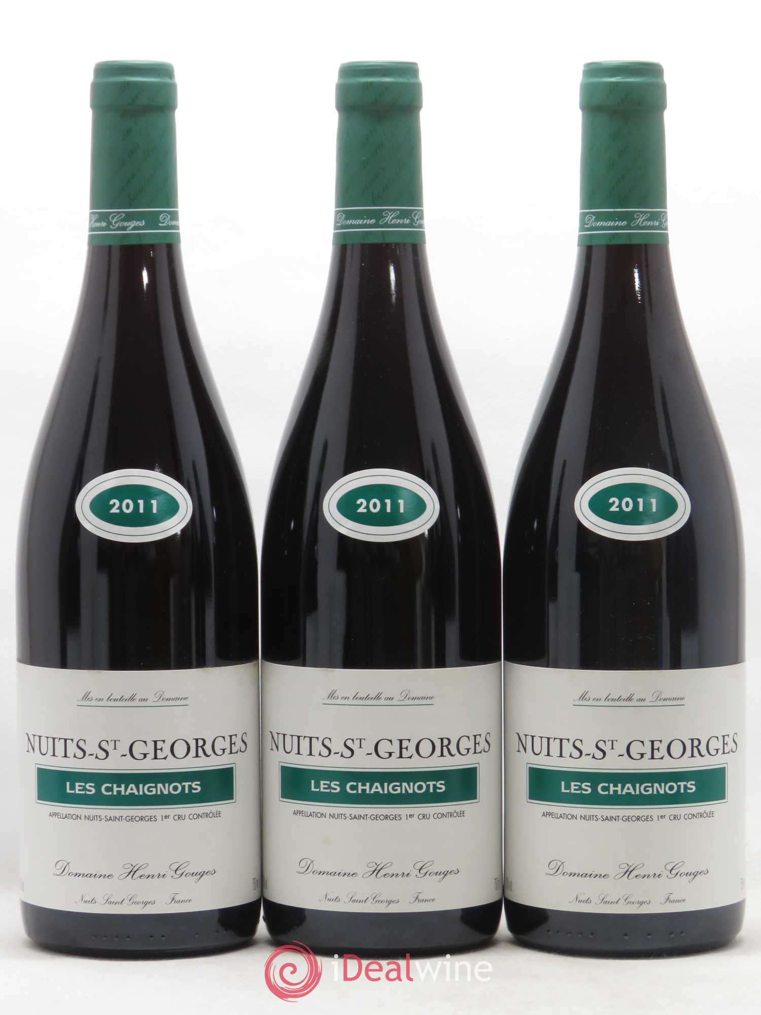 Nuits-Saint-Georges 1er Cru Les Chaignots Henri Gouges 2011 - Lotto di 6 bottiglie - 1