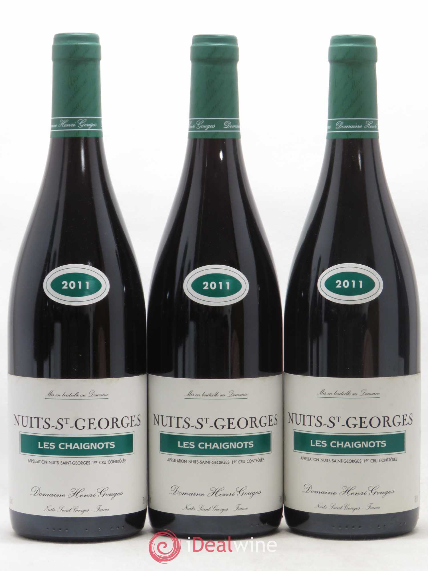 Nuits-Saint-Georges 1er Cru Les Chaignots Henri Gouges 2011 - Lotto di 6 bottiglie - 2