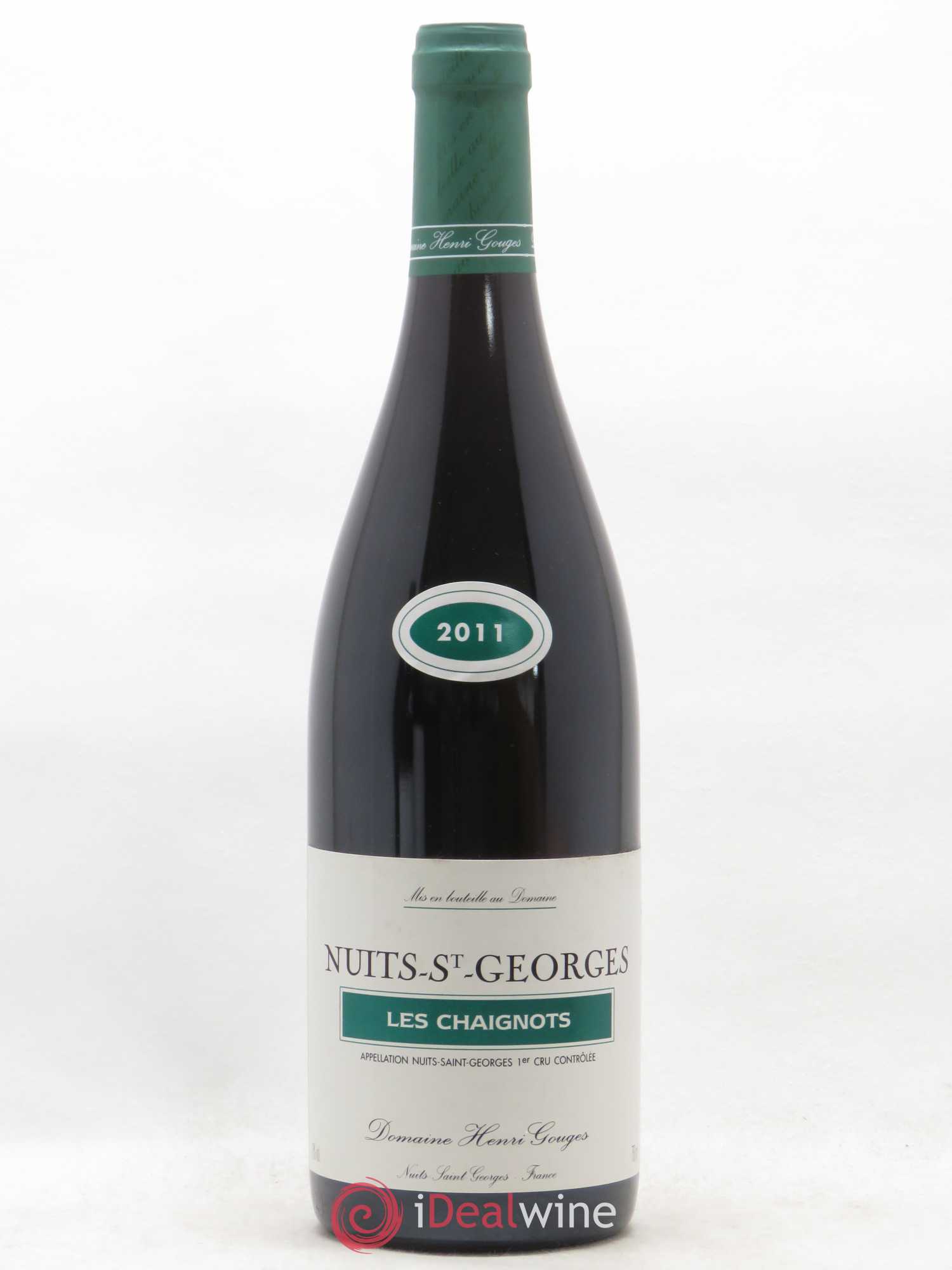 Nuits-Saint-Georges 1er Cru Les Chaignots Henri Gouges 2011 - Posten von 1 Flasche - 0