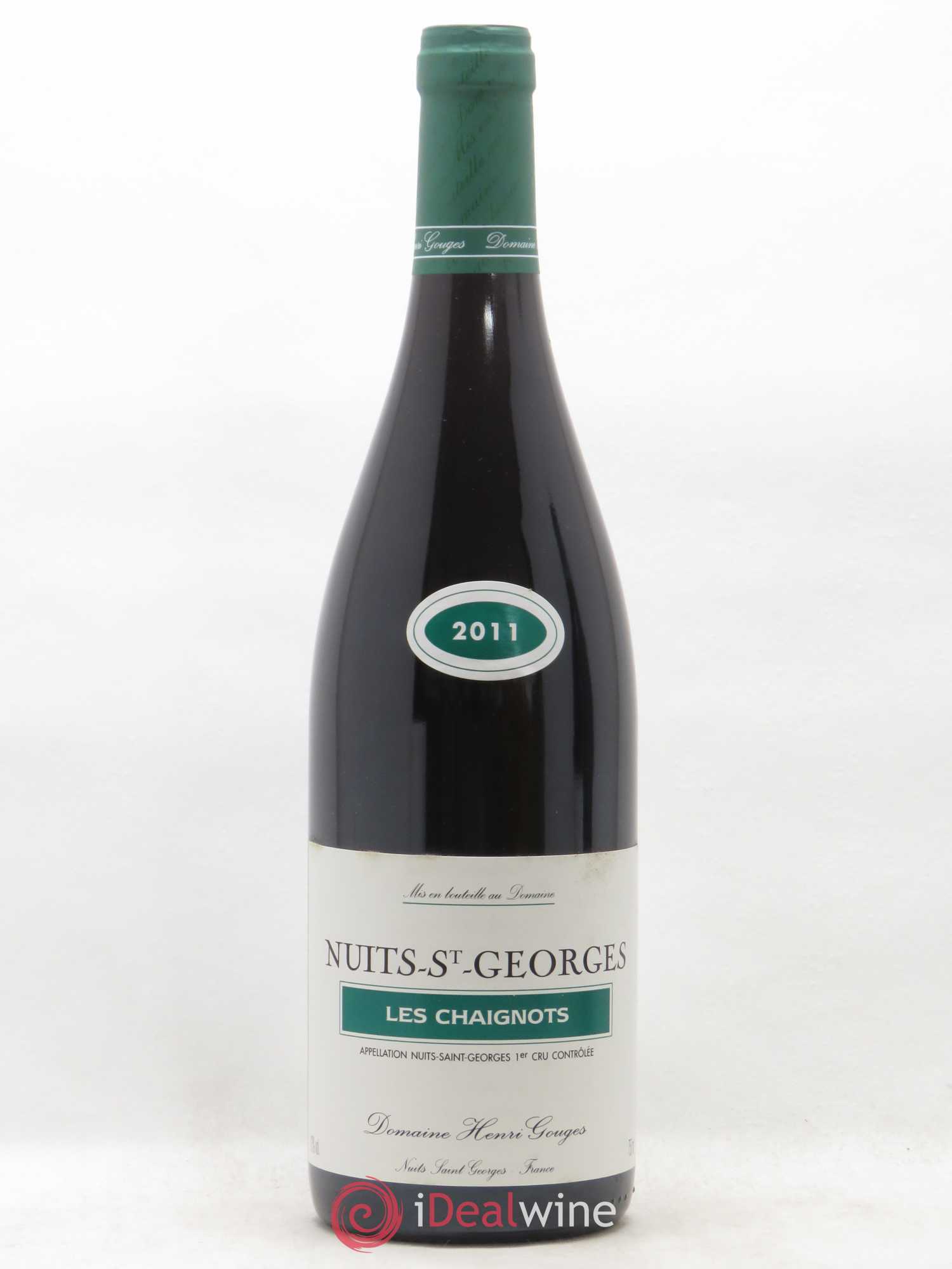 Nuits-Saint-Georges 1er Cru Les Chaignots Henri Gouges 2011 - Posten von 1 Flasche - 0
