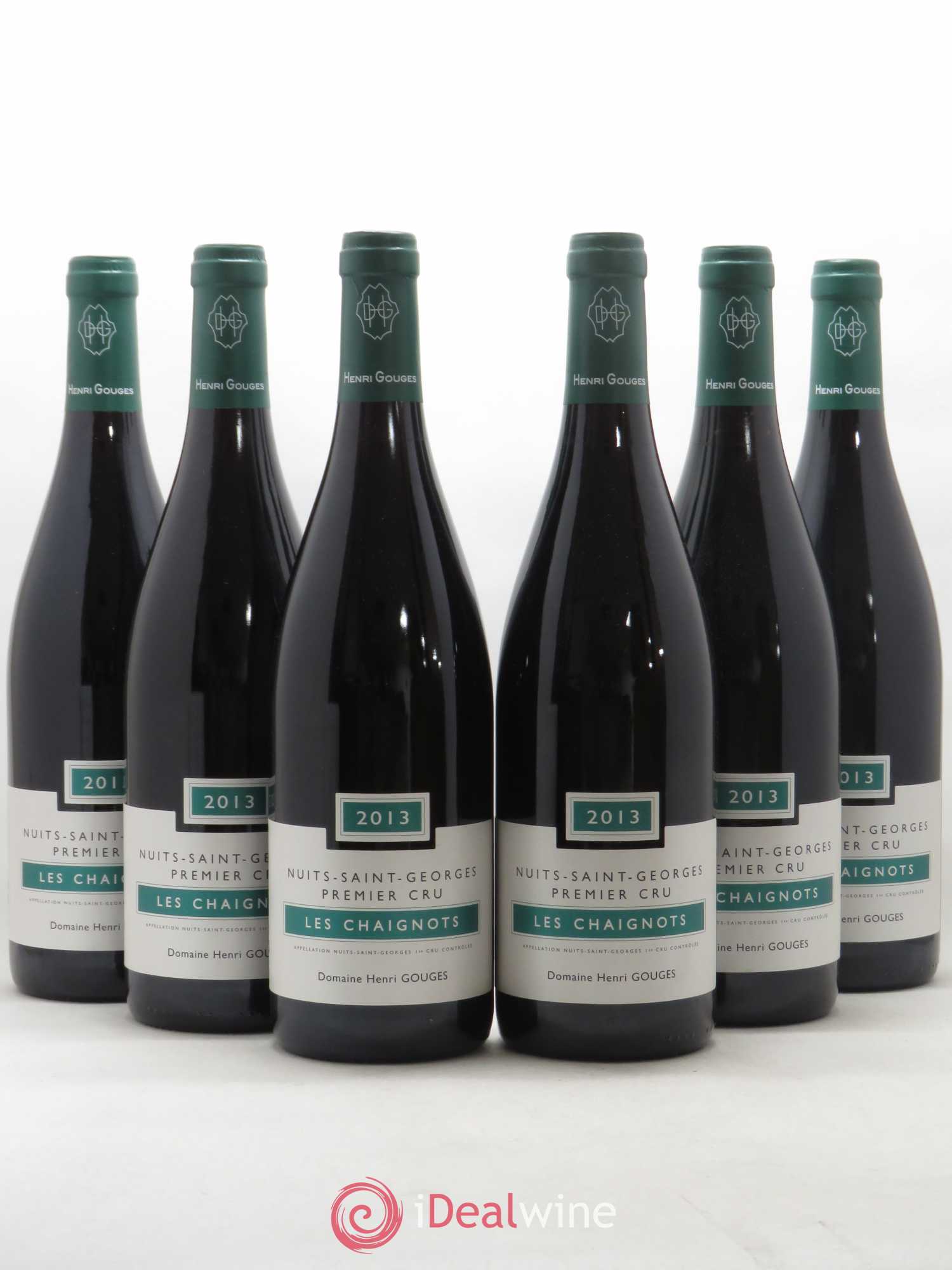 Nuits-Saint-Georges 1er Cru Les Chaignots Henri Gouges 2013 - Lot de 6 bouteilles - 0