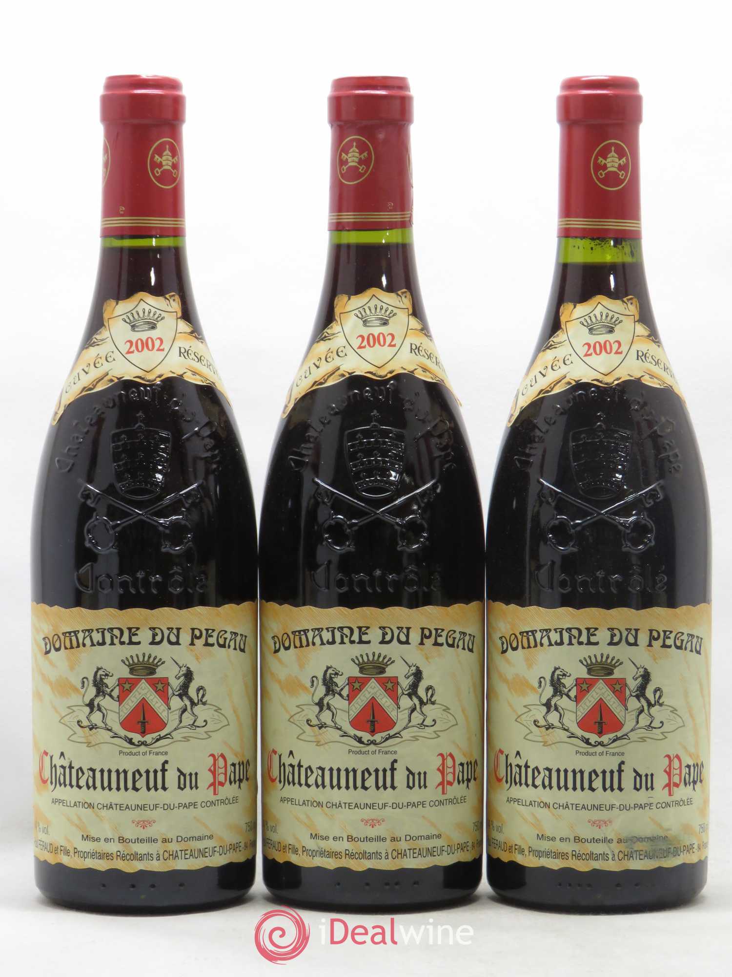 Châteauneuf-du-Pape Domaine du Pégau Cuvée Réservée Paul et Laurence Féraud 2002 - Lot de 6 bouteilles - 1