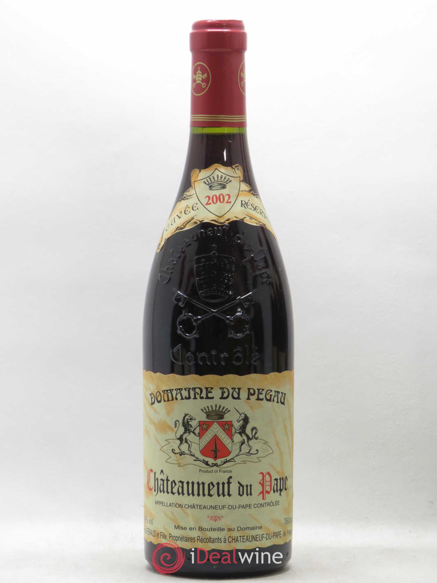 Châteauneuf-du-Pape Domaine du Pégau Cuvée Réservée Paul et Laurence Féraud 2002 - Lot de 1 bouteille - 0