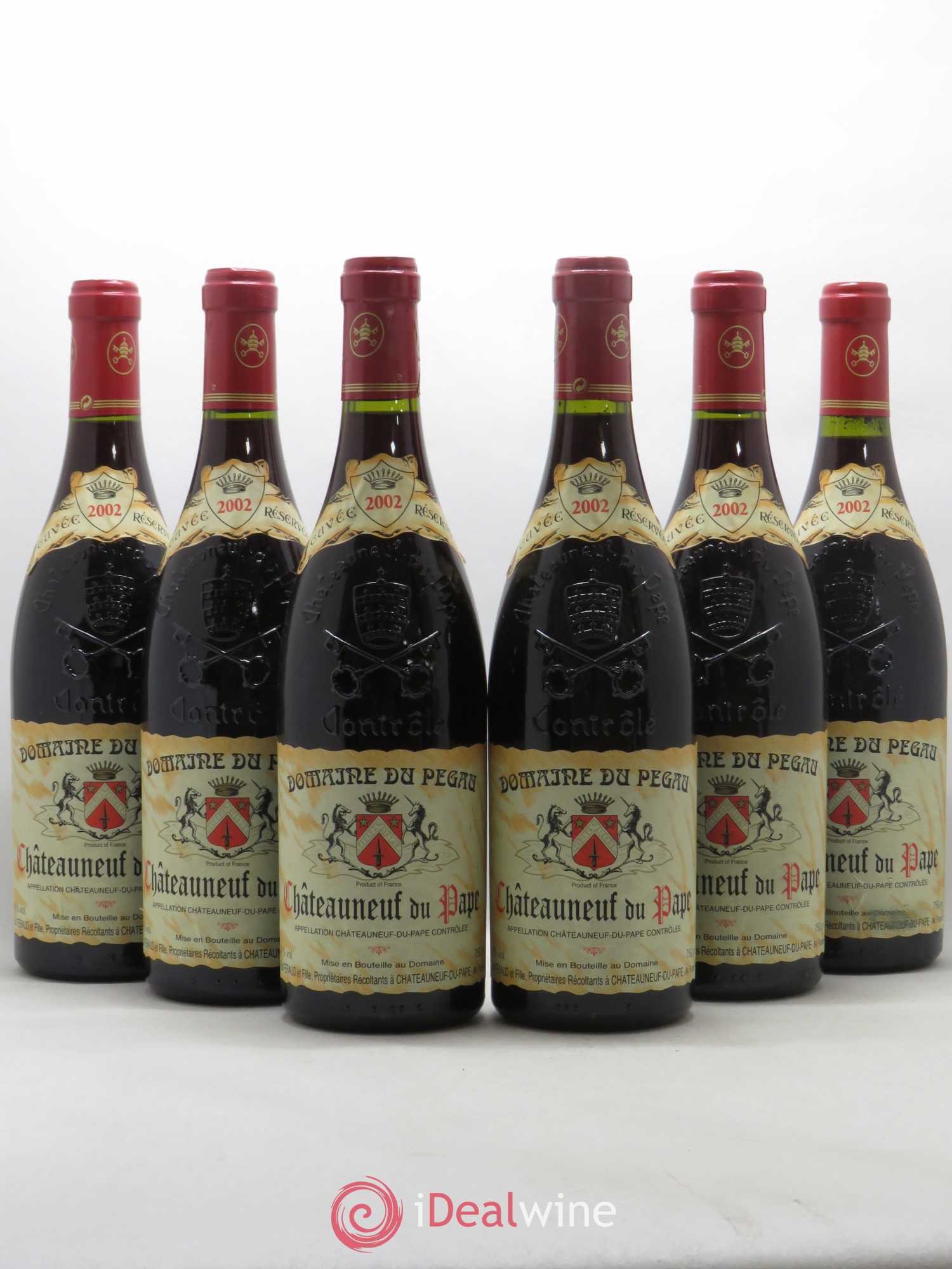 Châteauneuf-du-Pape Domaine du Pégau Cuvée Réservée Paul et Laurence Féraud 2002 - Lot de 6 bouteilles - 0